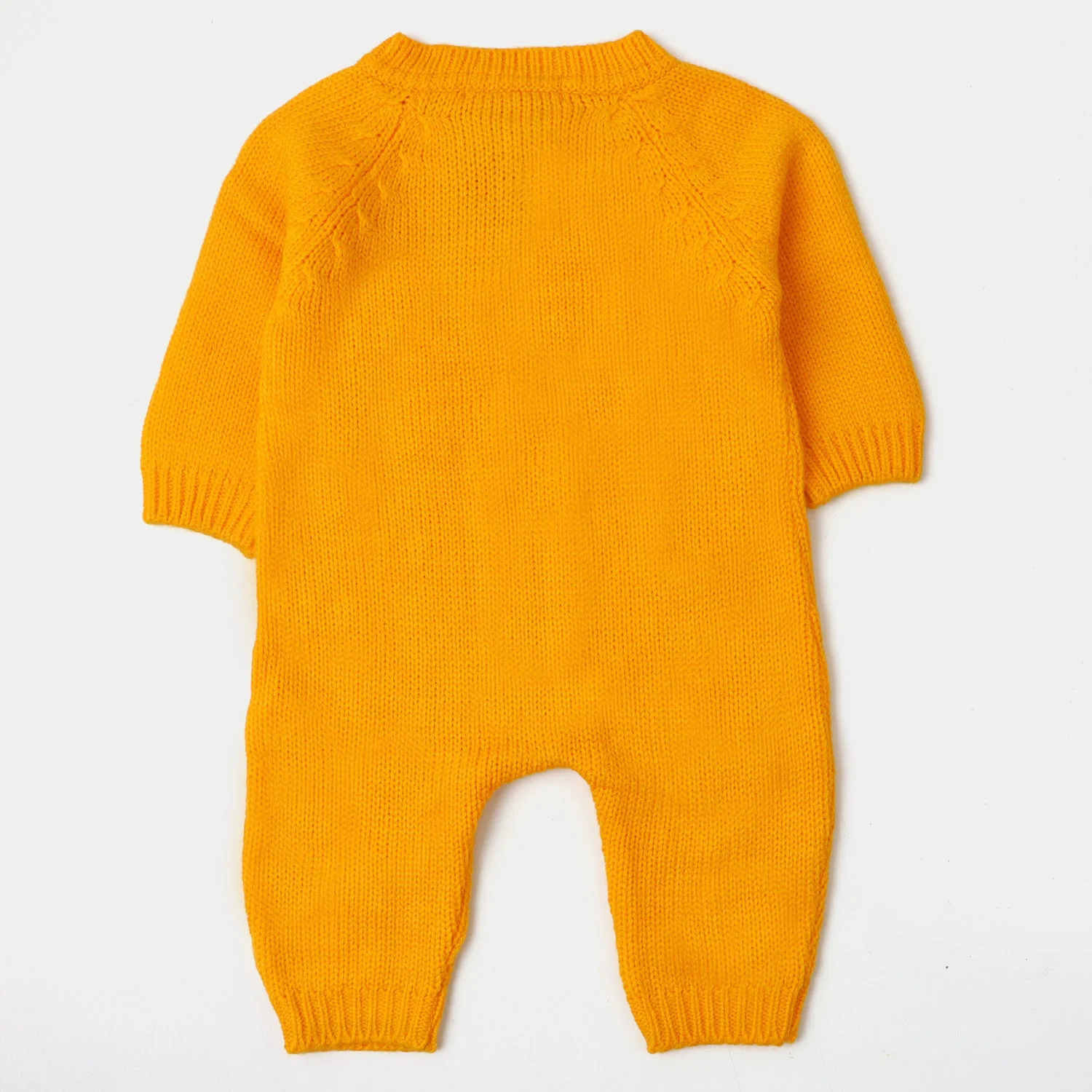 infant Girls Winter Romper - Saffron - Image 3
