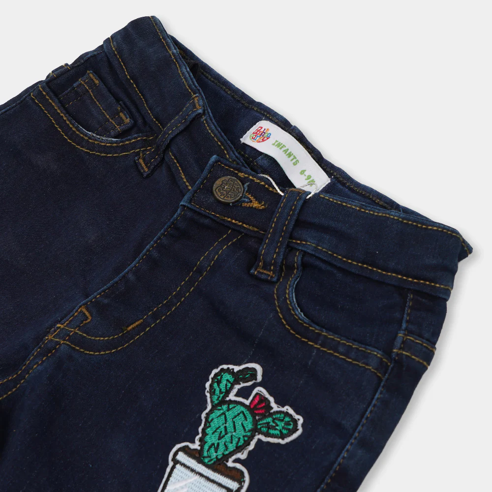 Infant Pant Denim App Cactus - DARK BLUE - Image 2