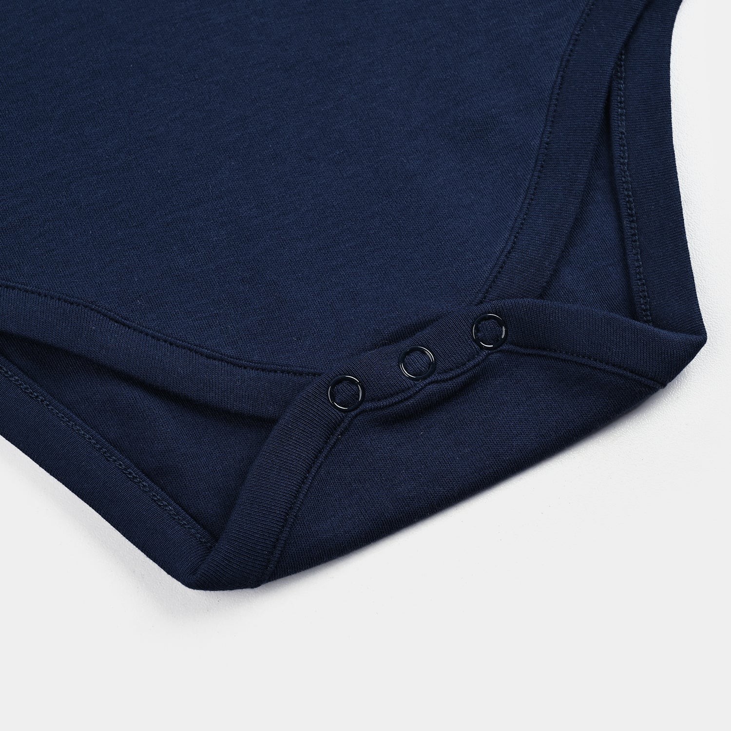 Infant Unisex Cotton Interlock Romper (DADA & DADI) - Navy - Image 3