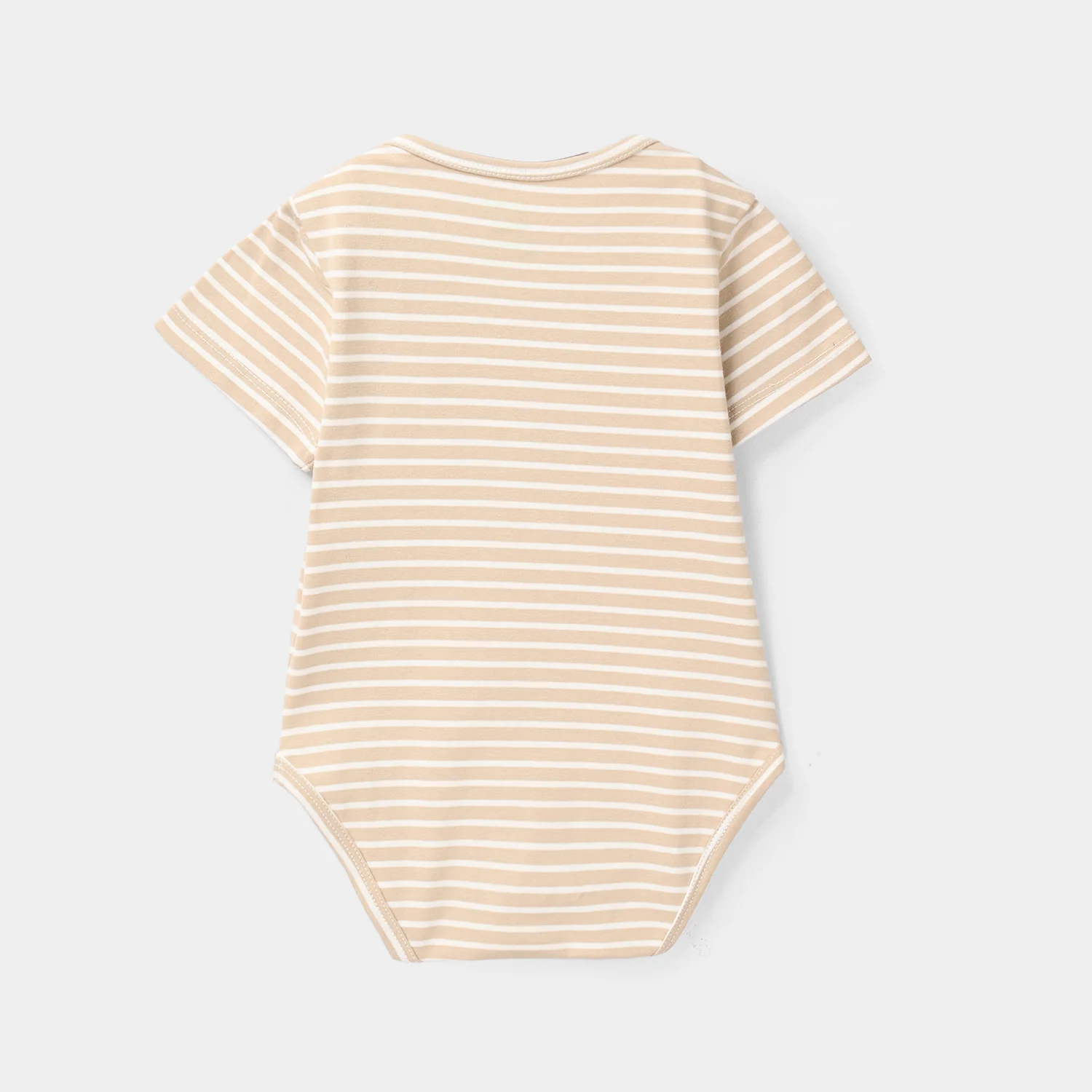 Infant Unisex Jersey/Terry Romper - Yellow - Image 3