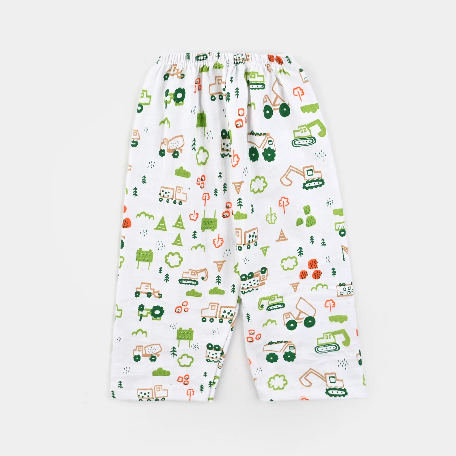 Infant Unisex Night Suit 3Pcs Set-White - Image 3