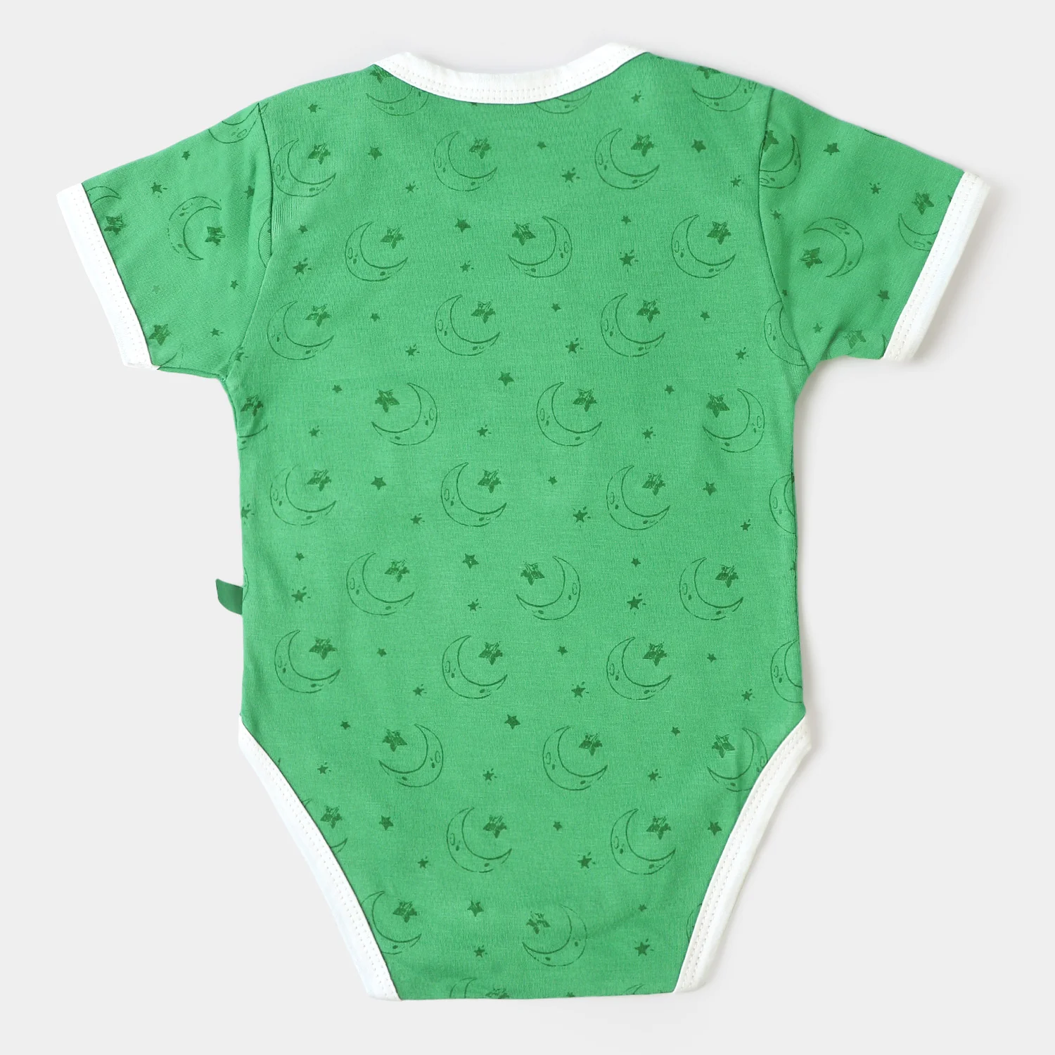 Infant unisex Romper AOP Hamara Pakistan - Fern Green - Image 3