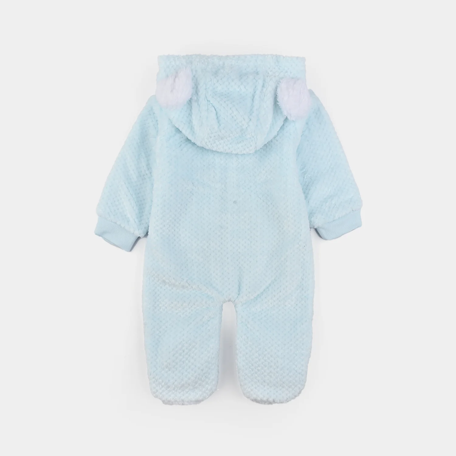 Infant Unisex Sherpa Romper-BLUE - Image 4