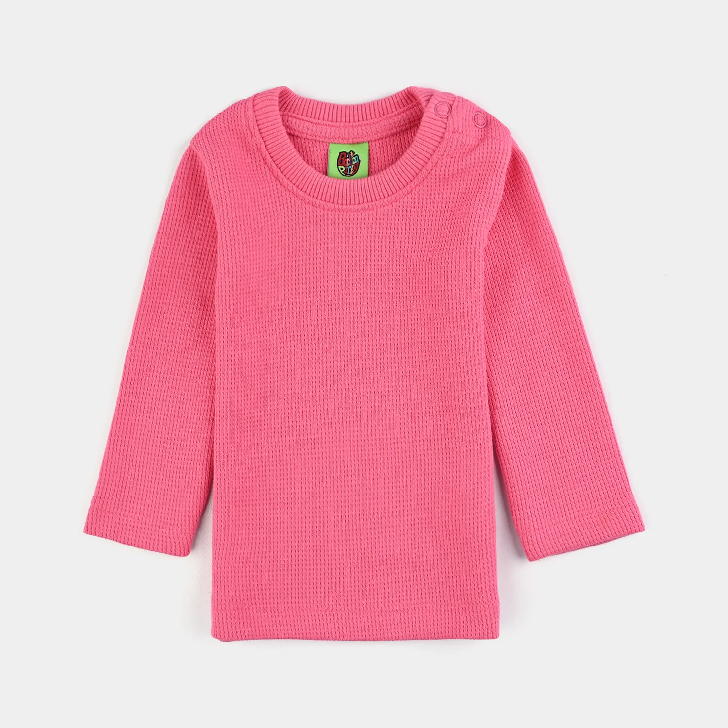 Infant Unisex Thermal Inner Wear Suit-Hot Pink - Image 2