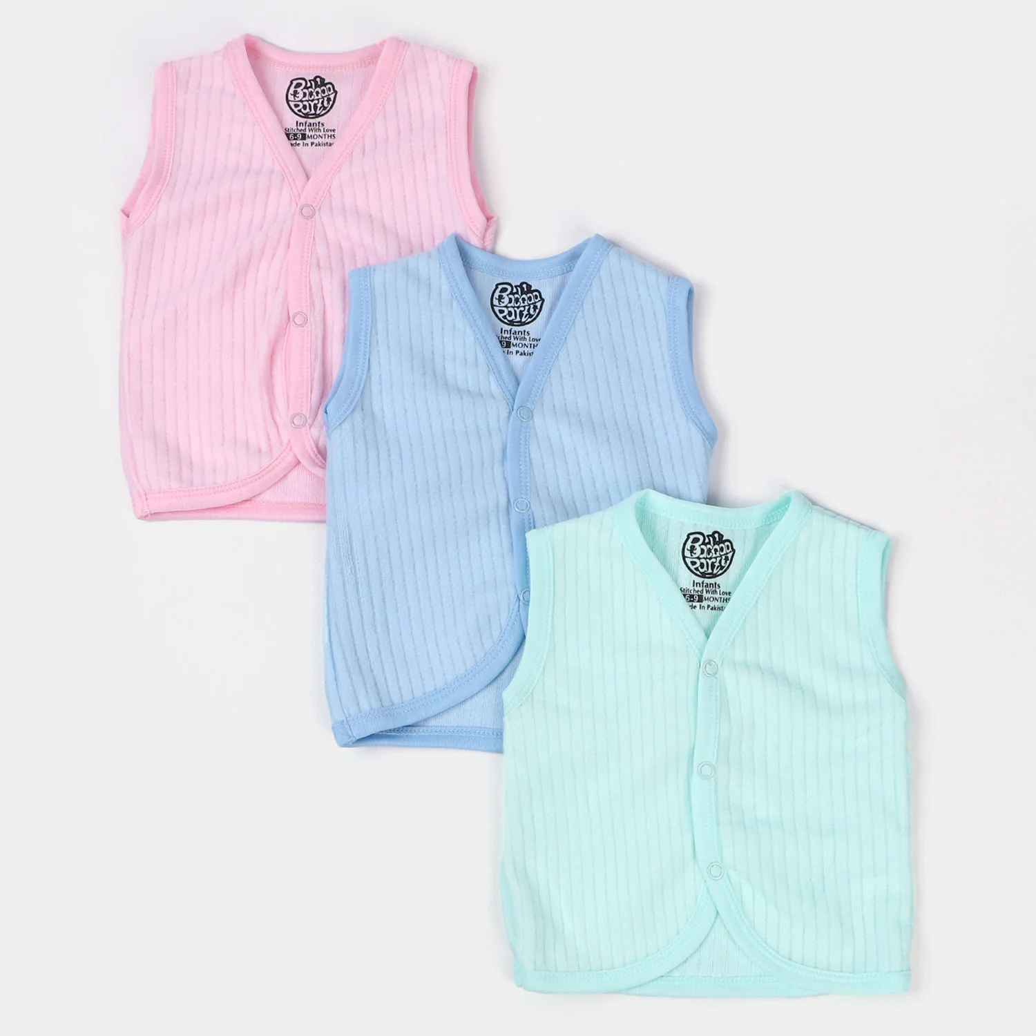 Infant Warm Vest Pack of 3