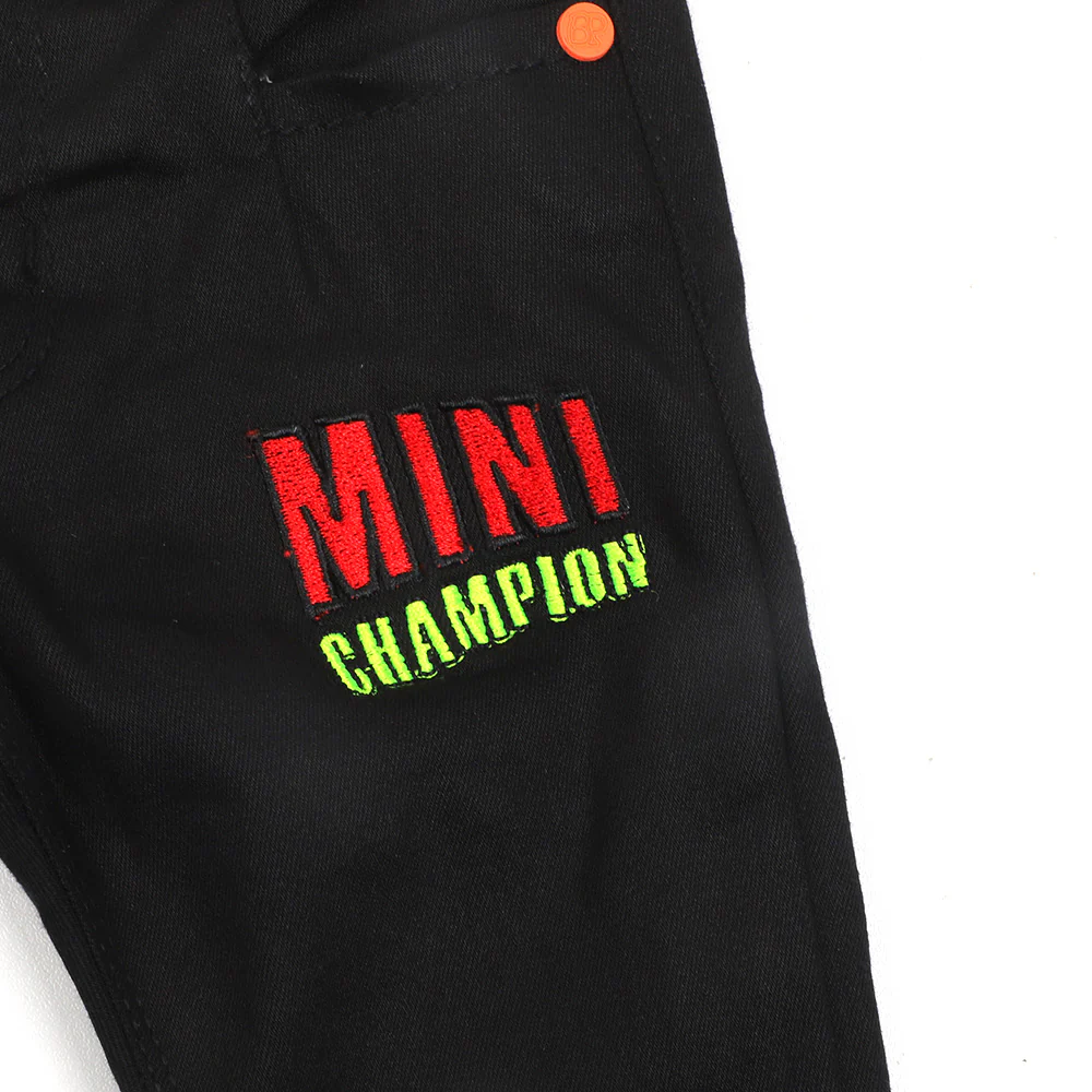 Infant Boys Pant Denim Mini Champion - BLACK - Image 3