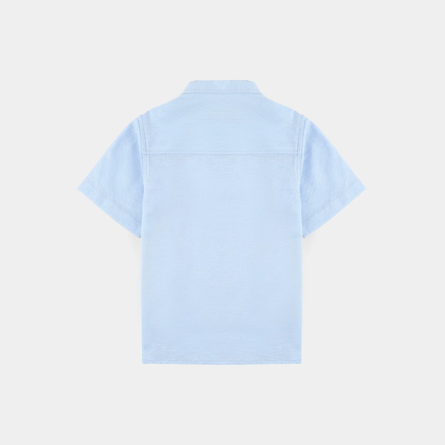 Infants Boys Oxford Shirt - Light Blue - Image 4