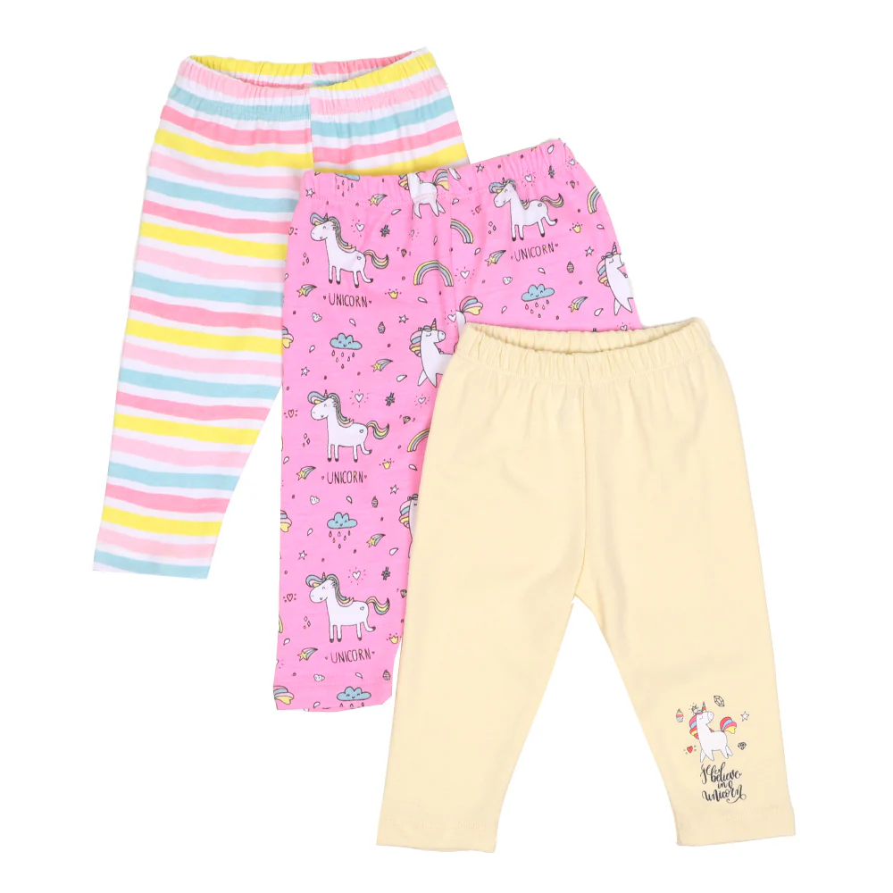 Infant Girls Pyjama 3Pc Sparkle - Mix.