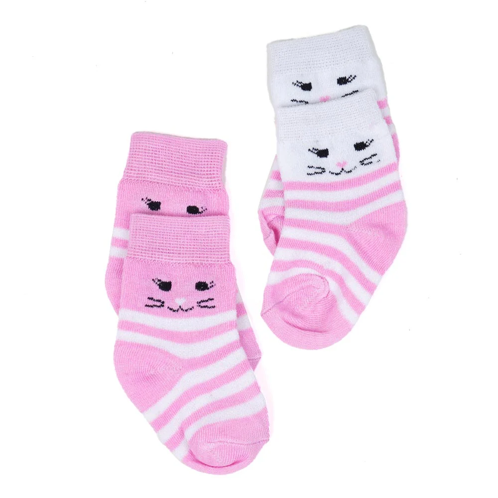 Infant Girls Socks Pair Of 2