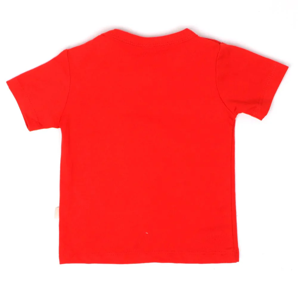 Infant Girls T-Shirt - Fiery Red - Image 4