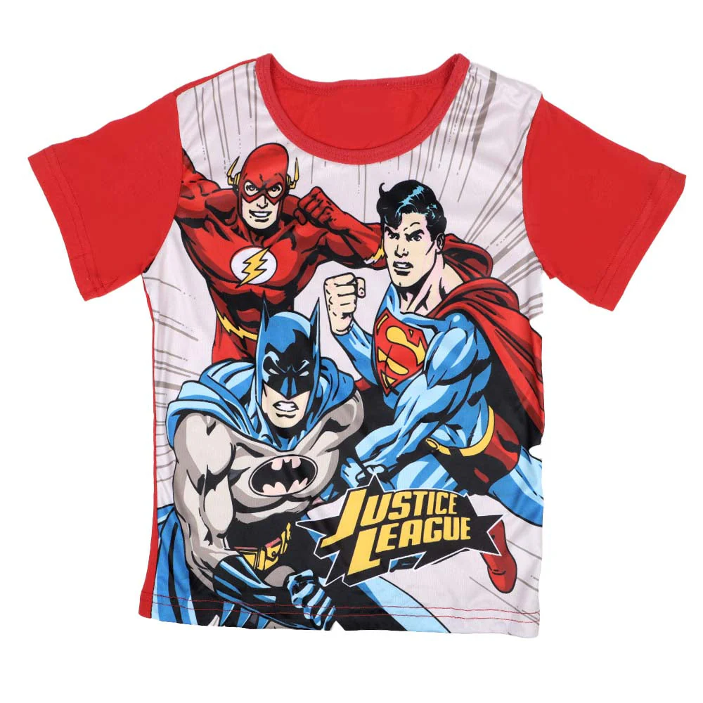 Infant Superheroes Printed 2 PCs Suit For Boys - Fawn - Image 2