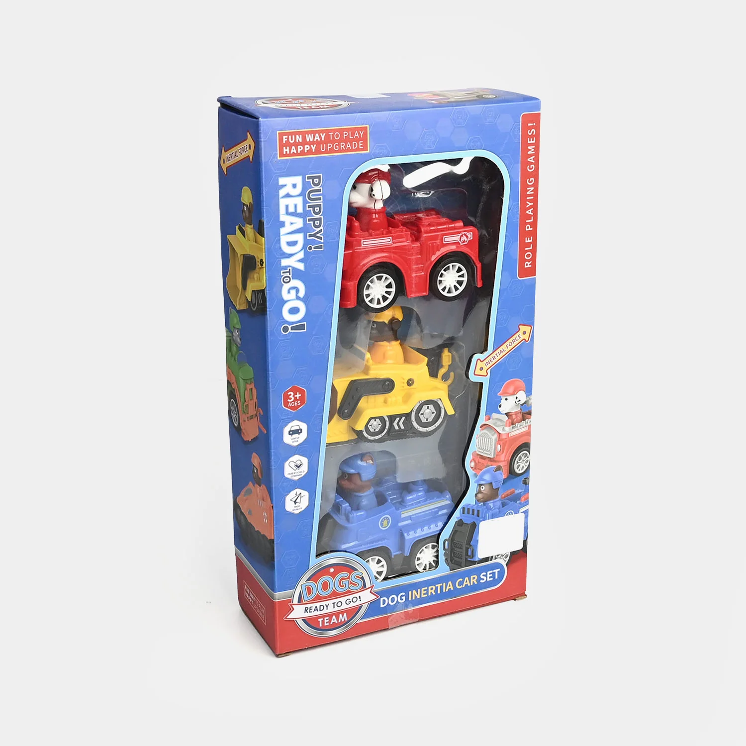 Dog Inertia Car Set – 3-Piece Push Car - Image 3