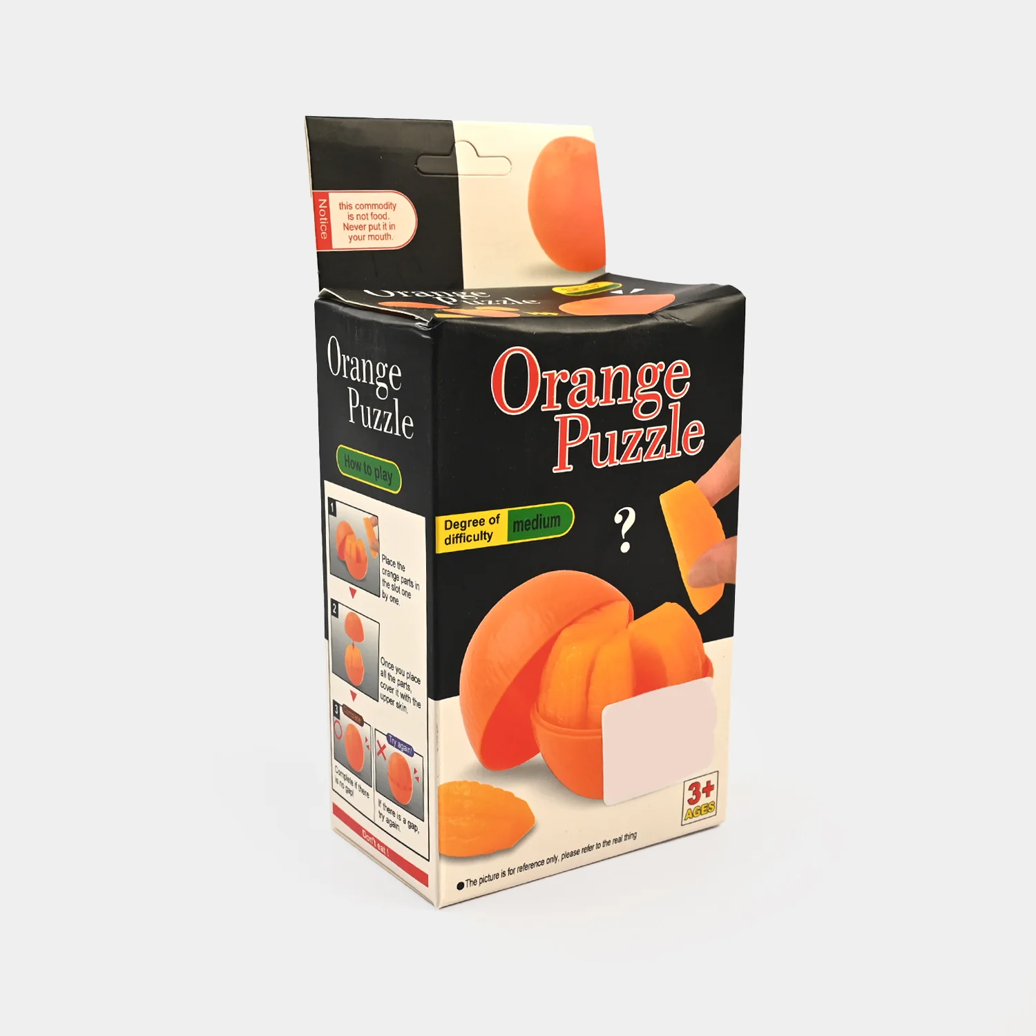 3D Orange Shape Funny Puzzle Toy - Image 6
