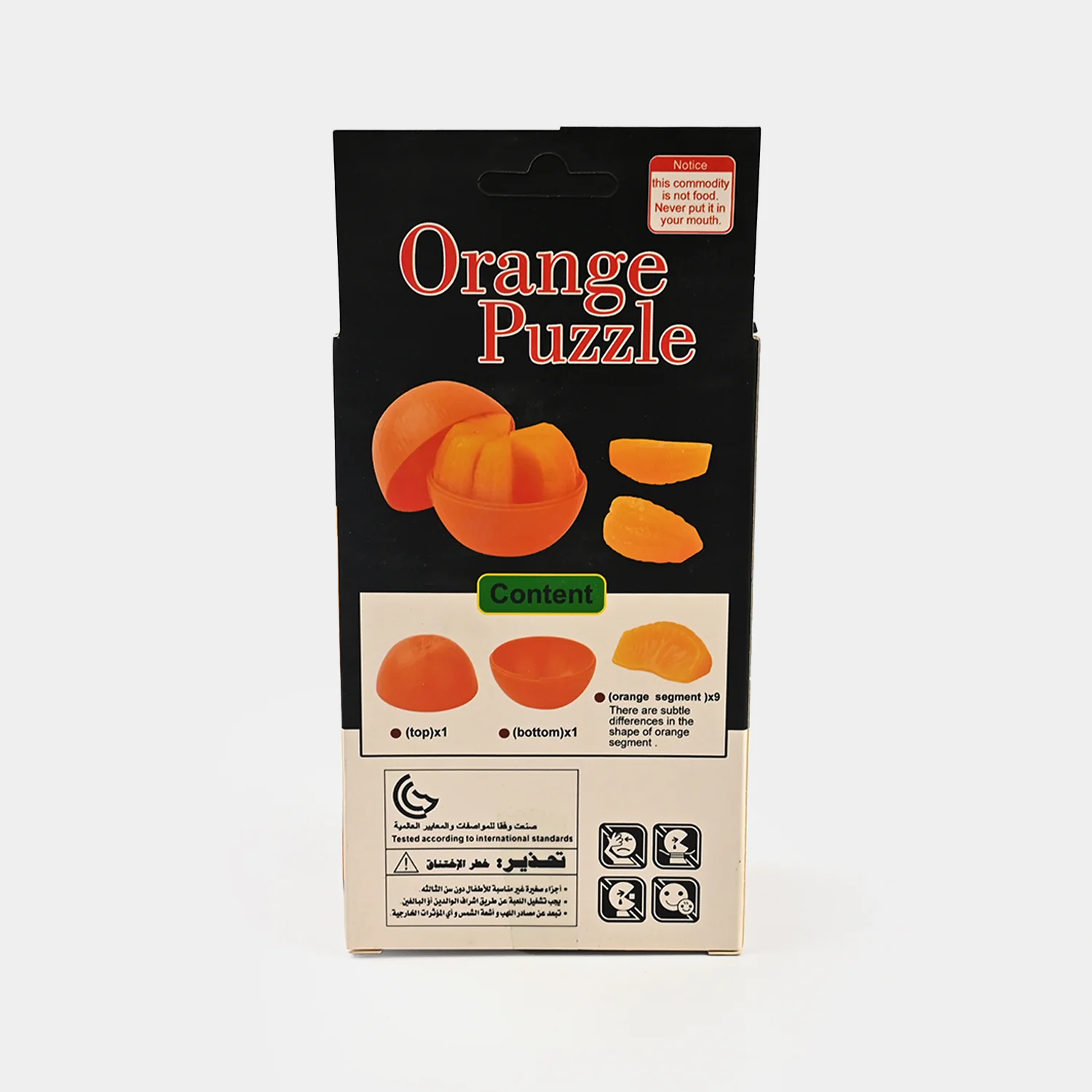 3D Orange Shape Funny Puzzle Toy - Image 8