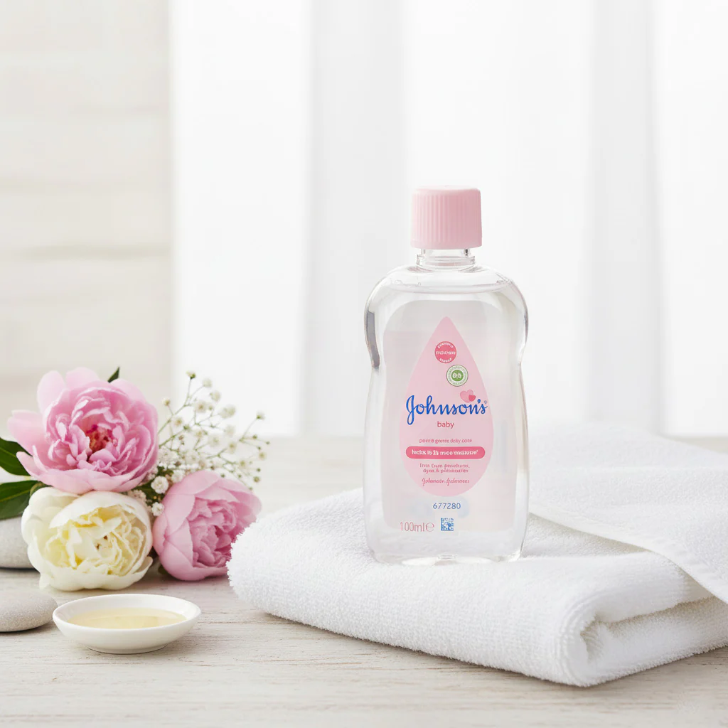 Johnson's Baby Oil 100ml - Image 2