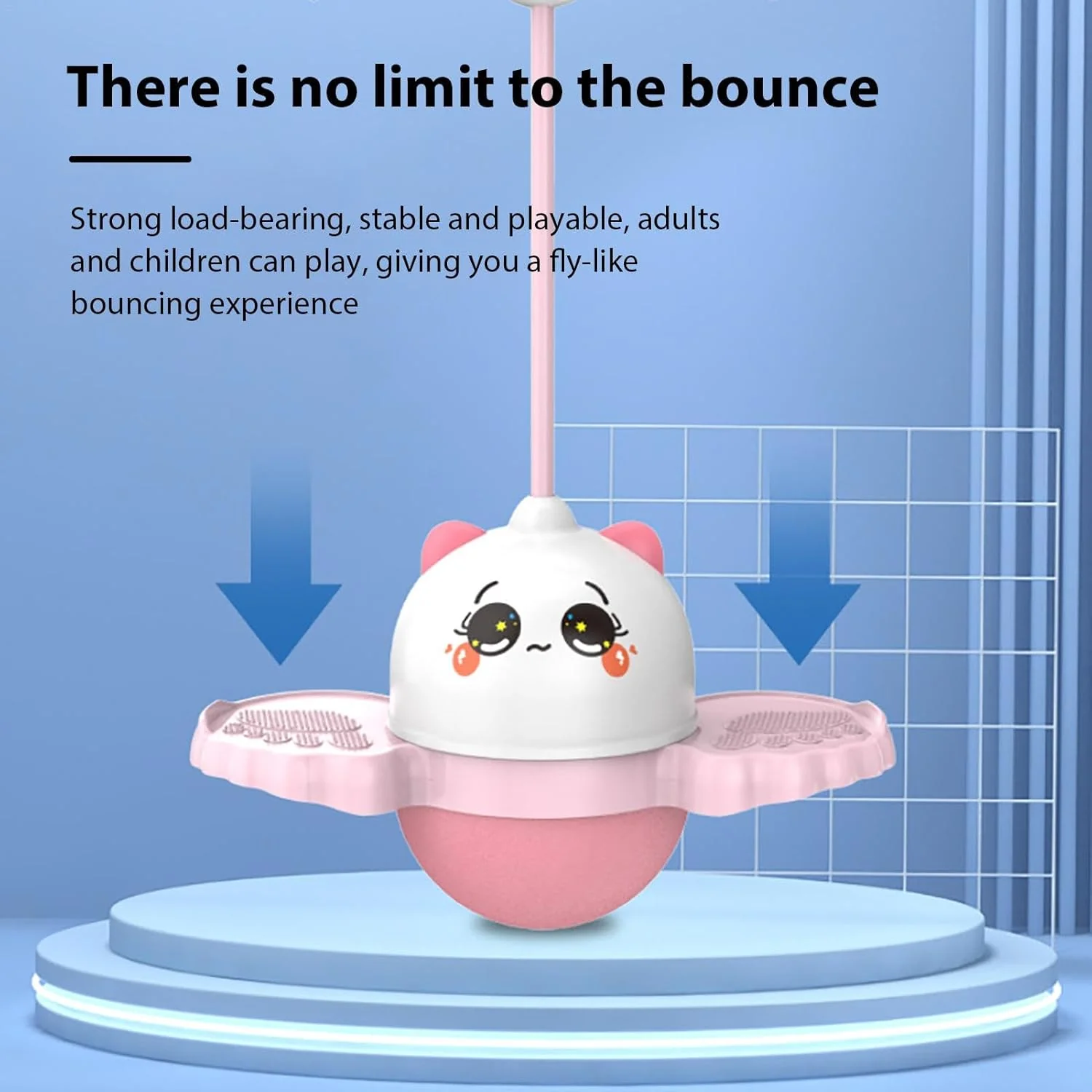 Jumping Stick Balance & Bouncing Ball Toy for Kids - Image 4