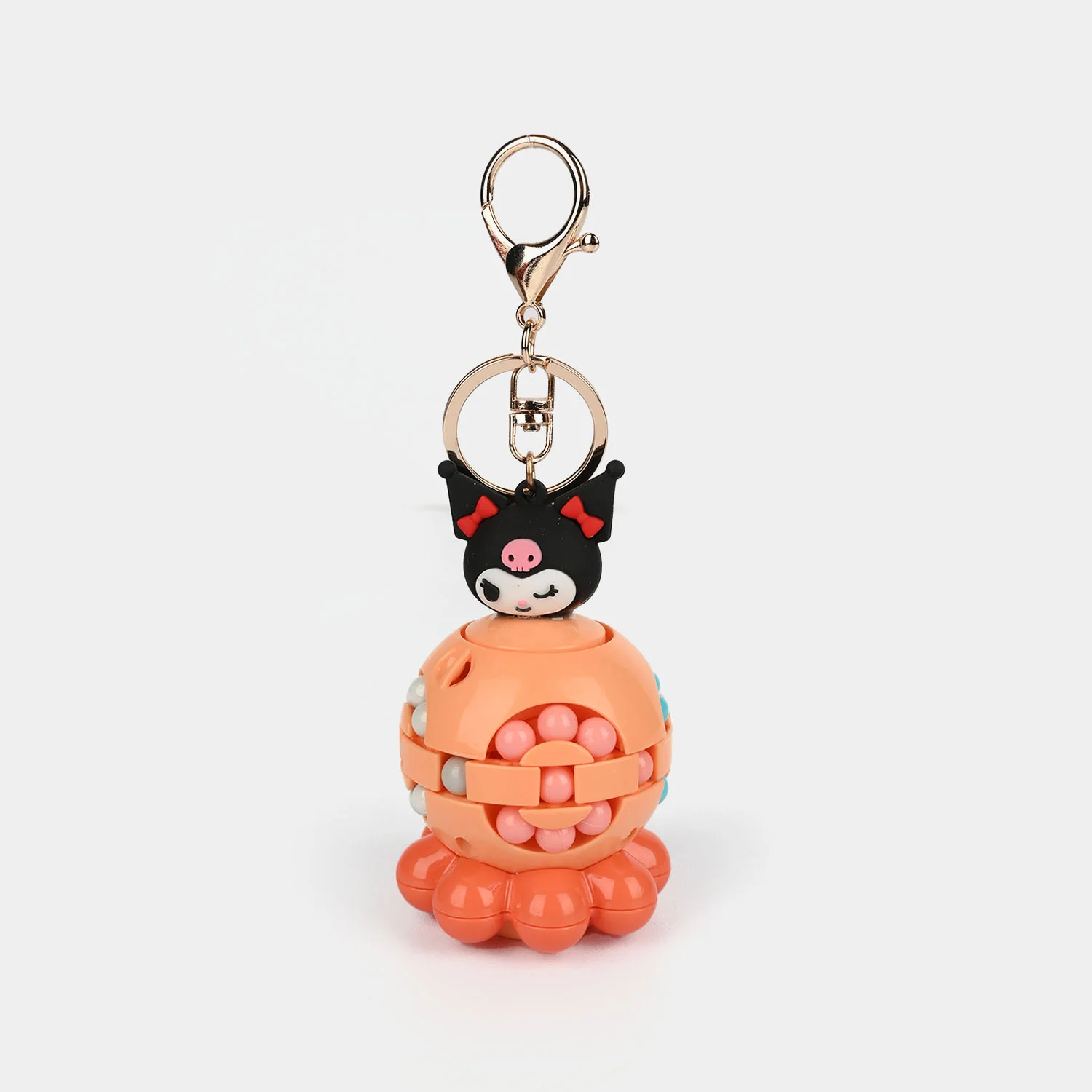 Rotating Bead Toy Keychain