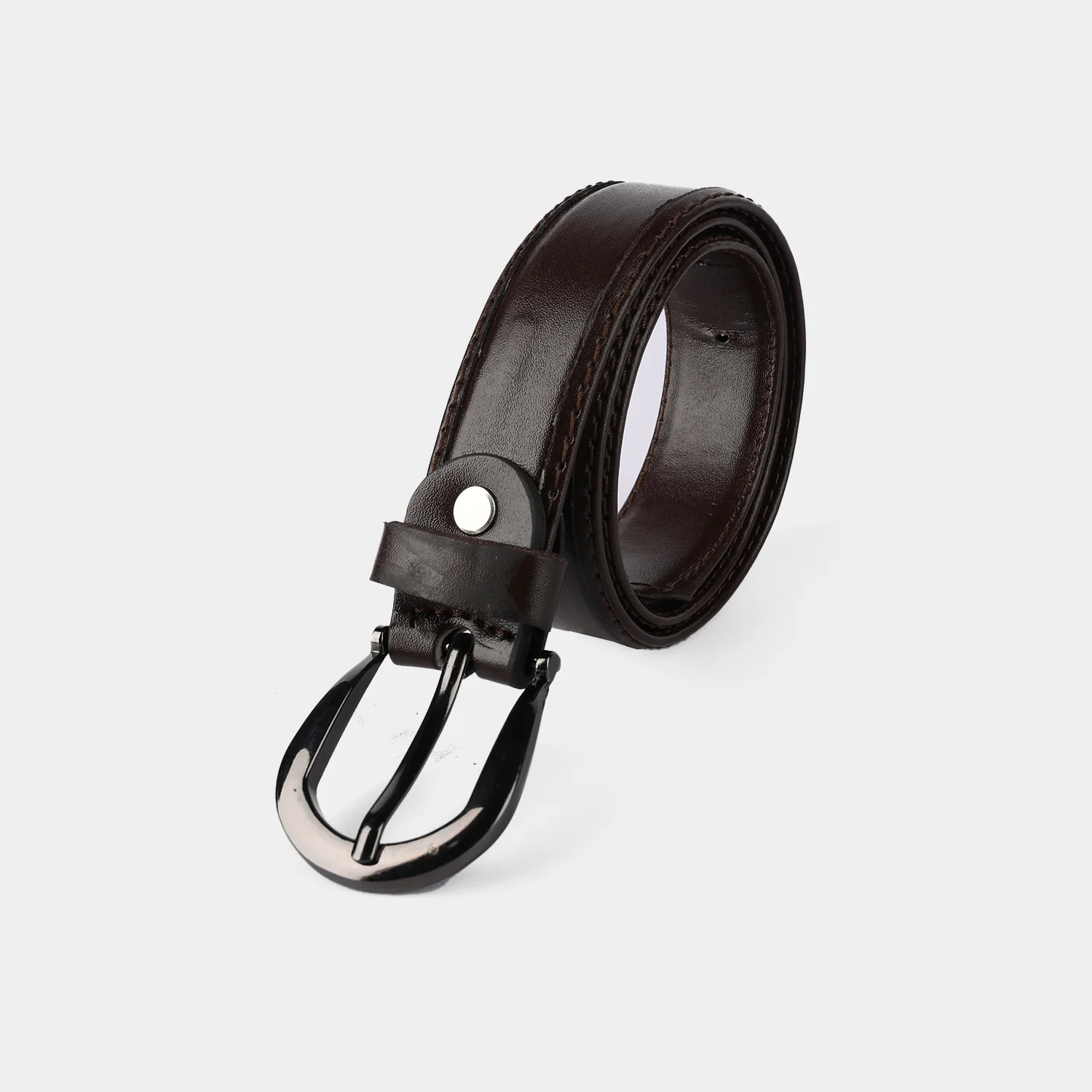 Kids Belt Plain Brown