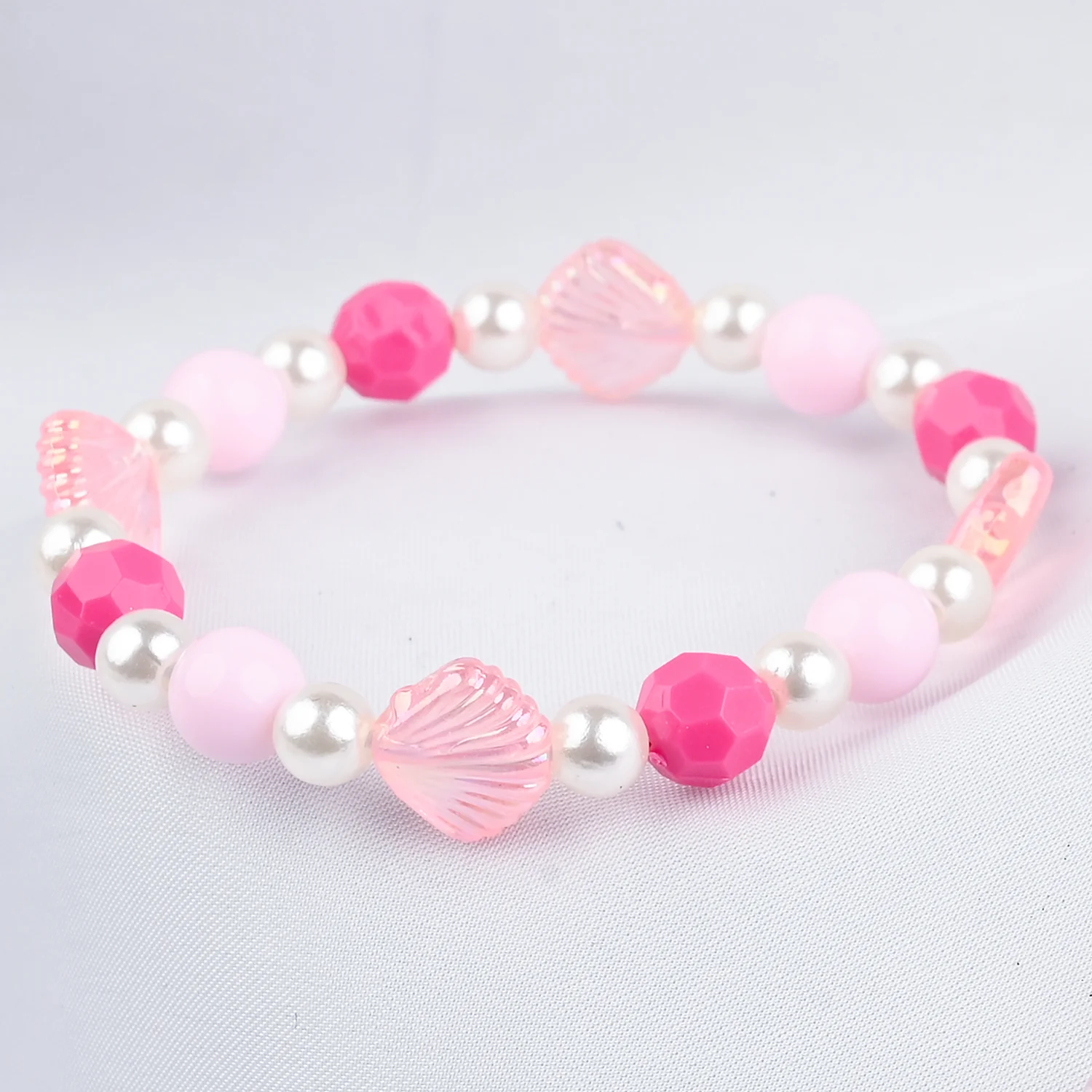 GIRLS ELEGANT BEADED NECKLACE & BRACELET - Image 2