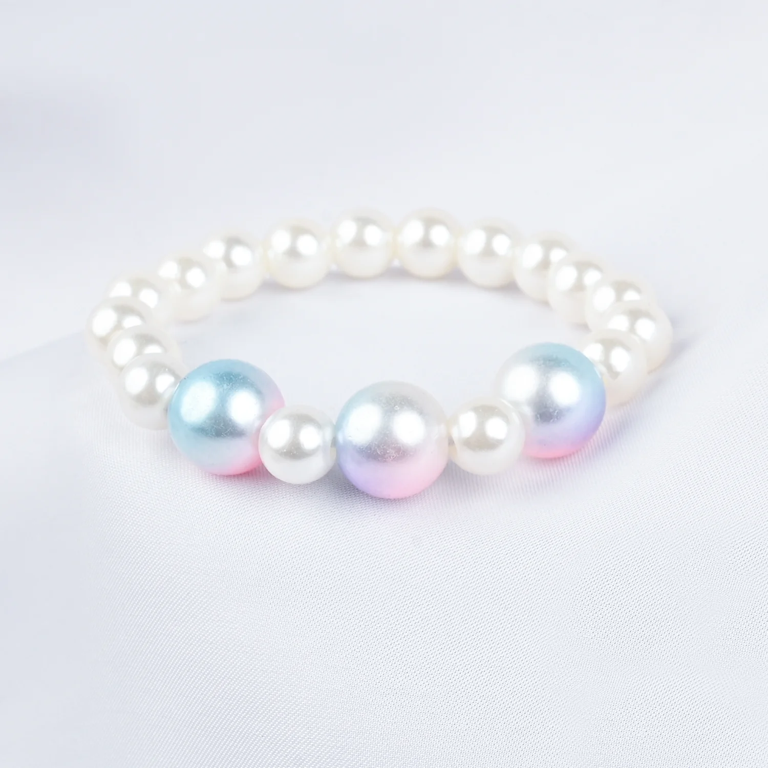 GIRLS ELEGANT BEADED NECKLACE & BRACELET - Image 2