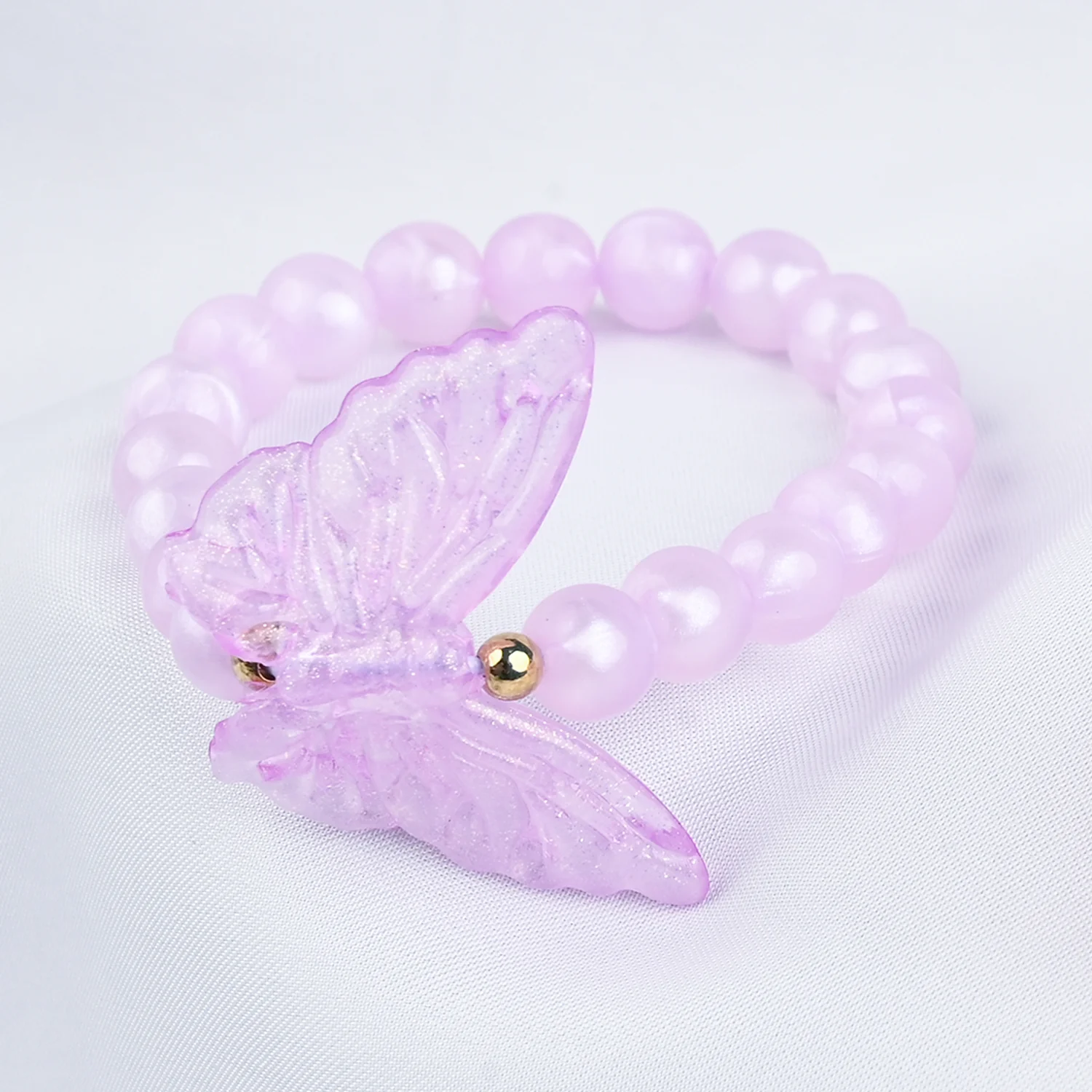 GIRLS ELEGANT BEADED NECKLACE & BRACELET - Image 2