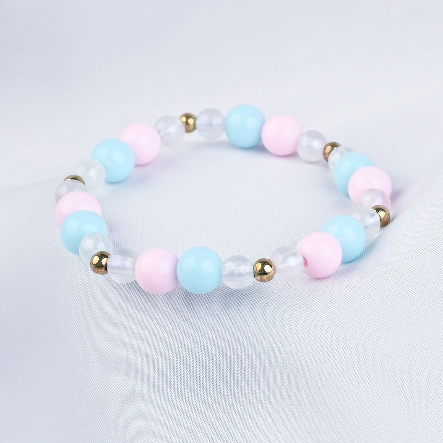 GIRLS ELEGANT BEADED NECKLACE & BRACELET - Image 2