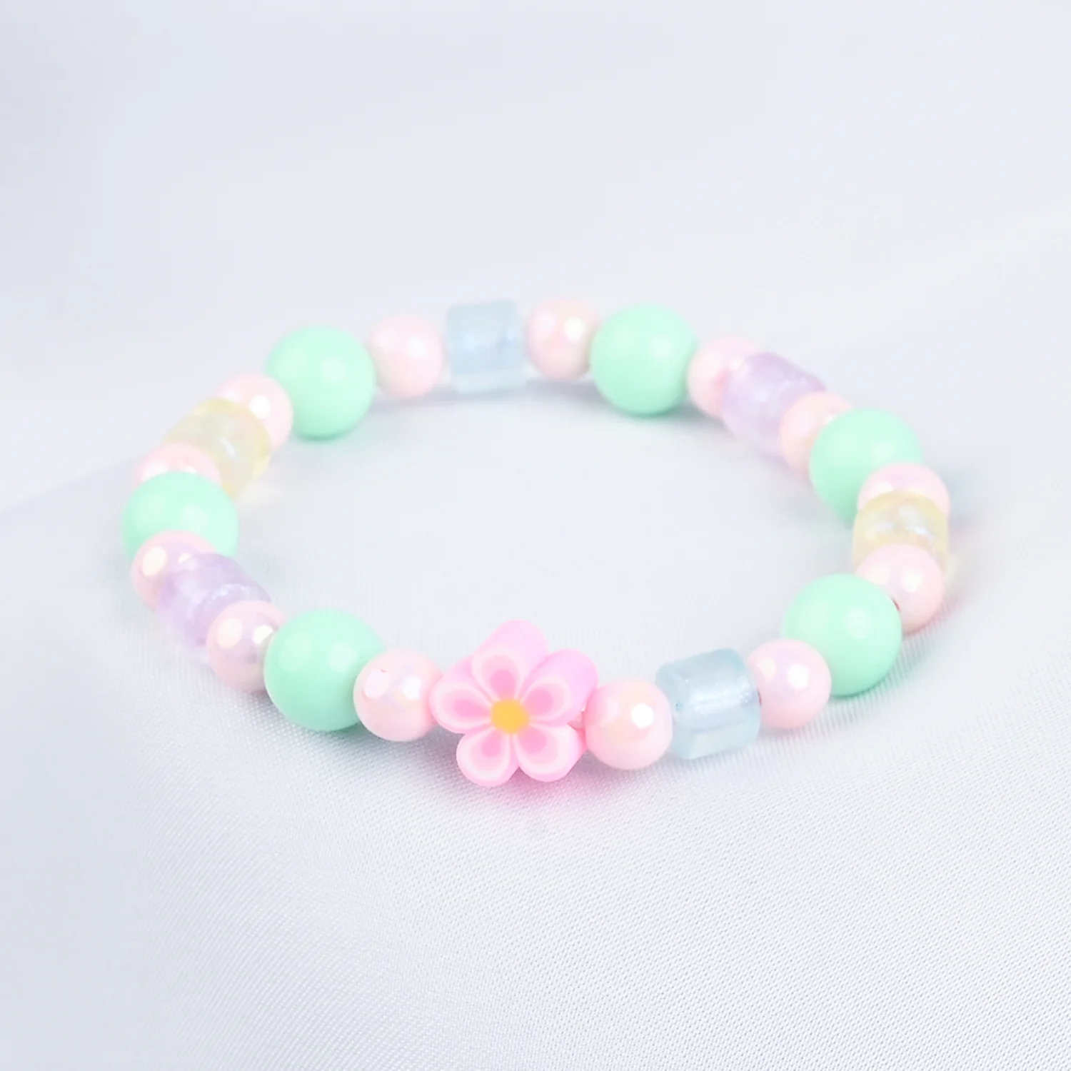 GIRLS ELEGANT BEADED NECKLACE & BRACELET - Image 2