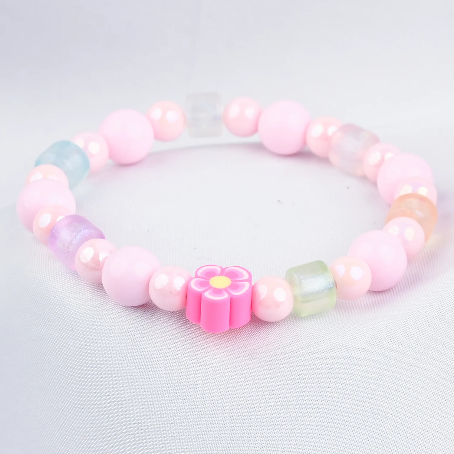 GIRLS ELEGANT BEADED NECKLACE & BRACELET - Image 2