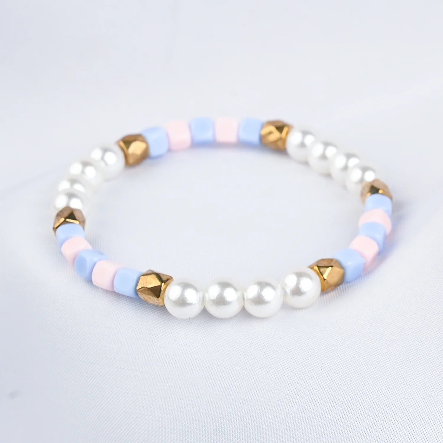GIRLS ELEGANT BEADED NECKLACE & BRACELET - Image 2