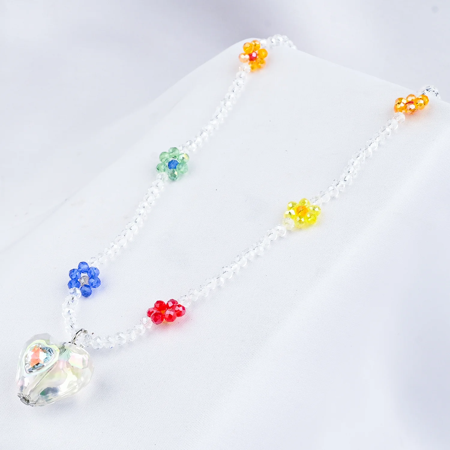 GIRLS CHARM BEADED NECKLACE