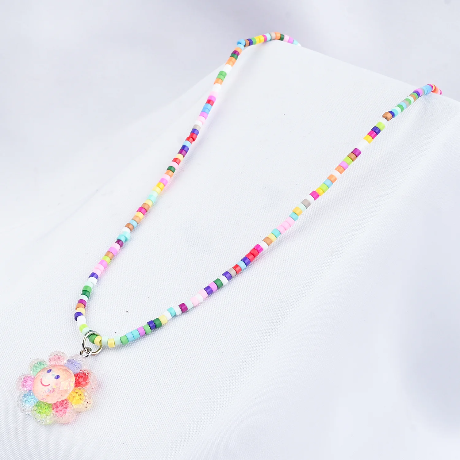 GIRLS CHARM BEADED NECKLACE