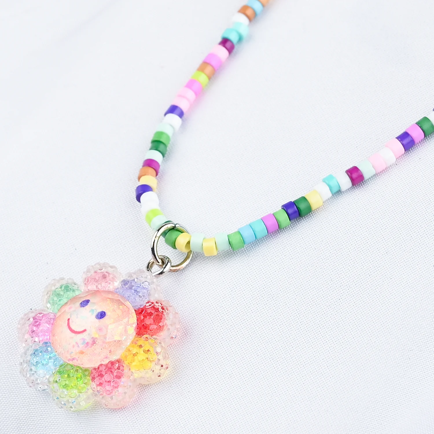 GIRLS CHARM BEADED NECKLACE - Image 2
