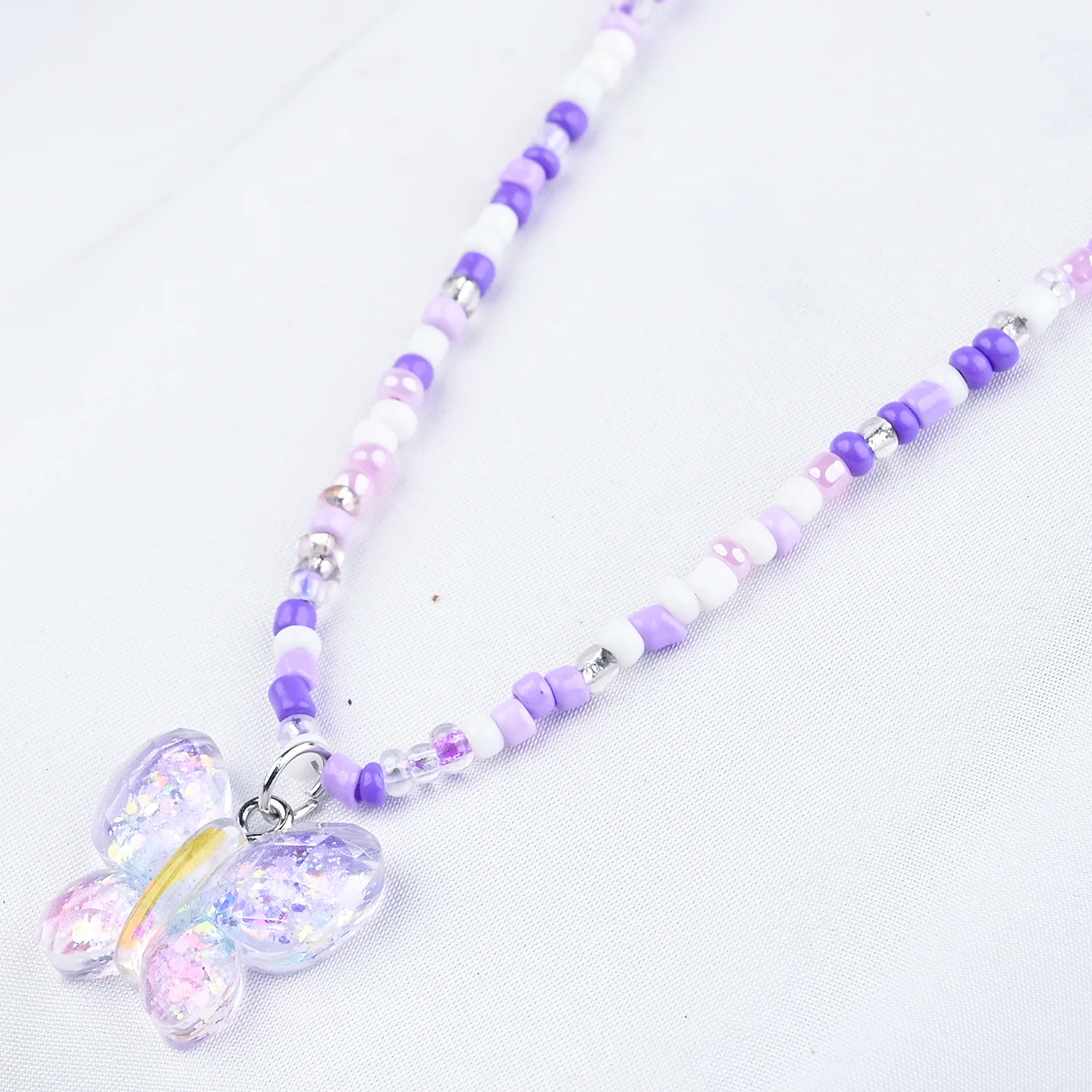 GIRLS CHARM BEADED NECKLACE - Image 2