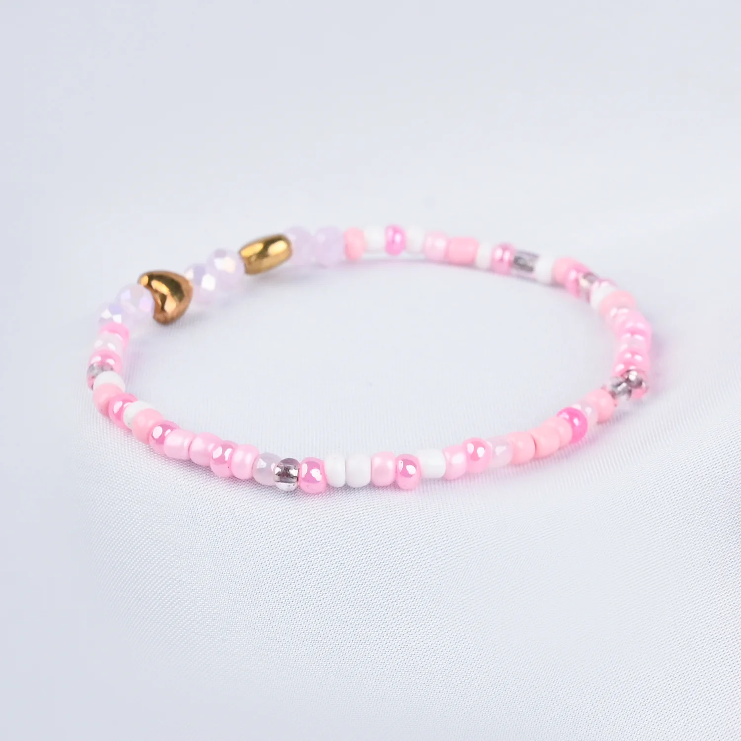 GIRLS ELEGANT BEADED NECKLACE & BRACELET - Image 2