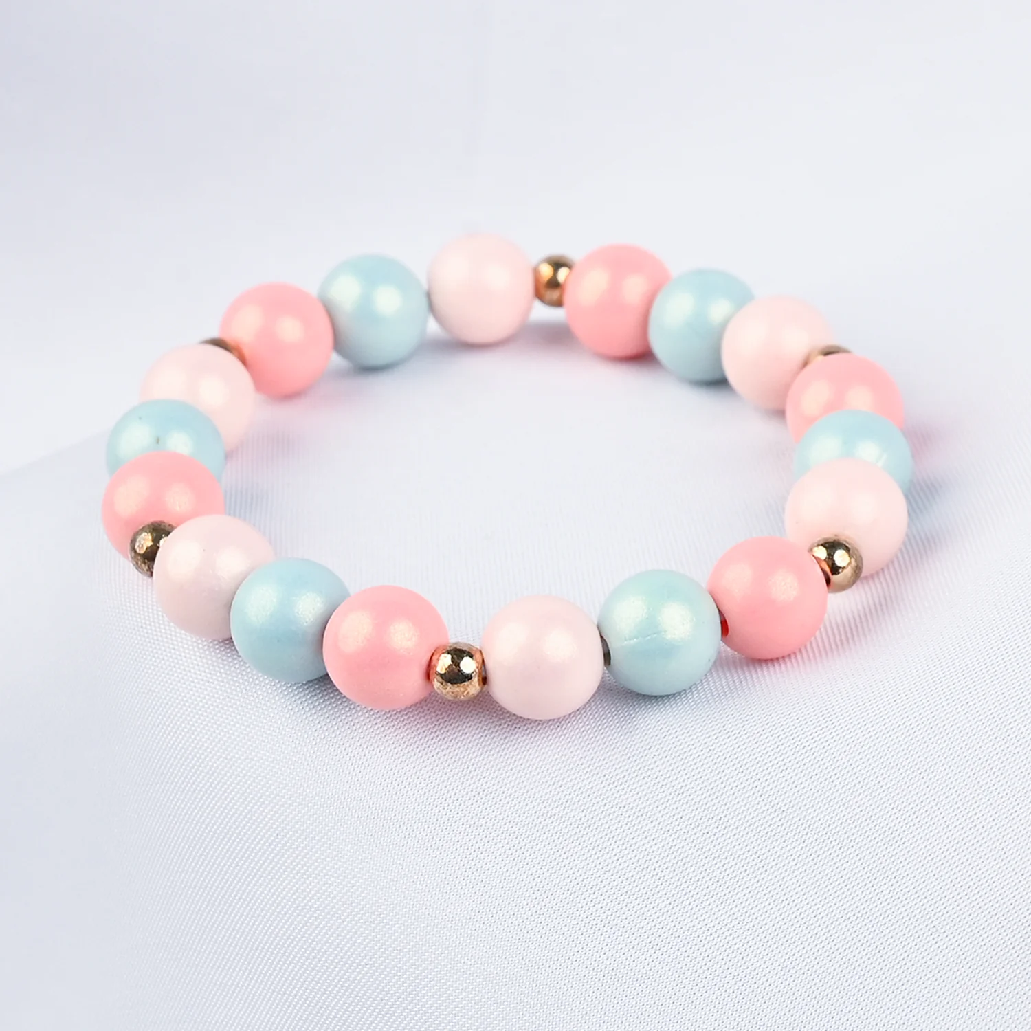 GIRLS ELEGANT BEADED NECKLACE & BRACELET - Image 2