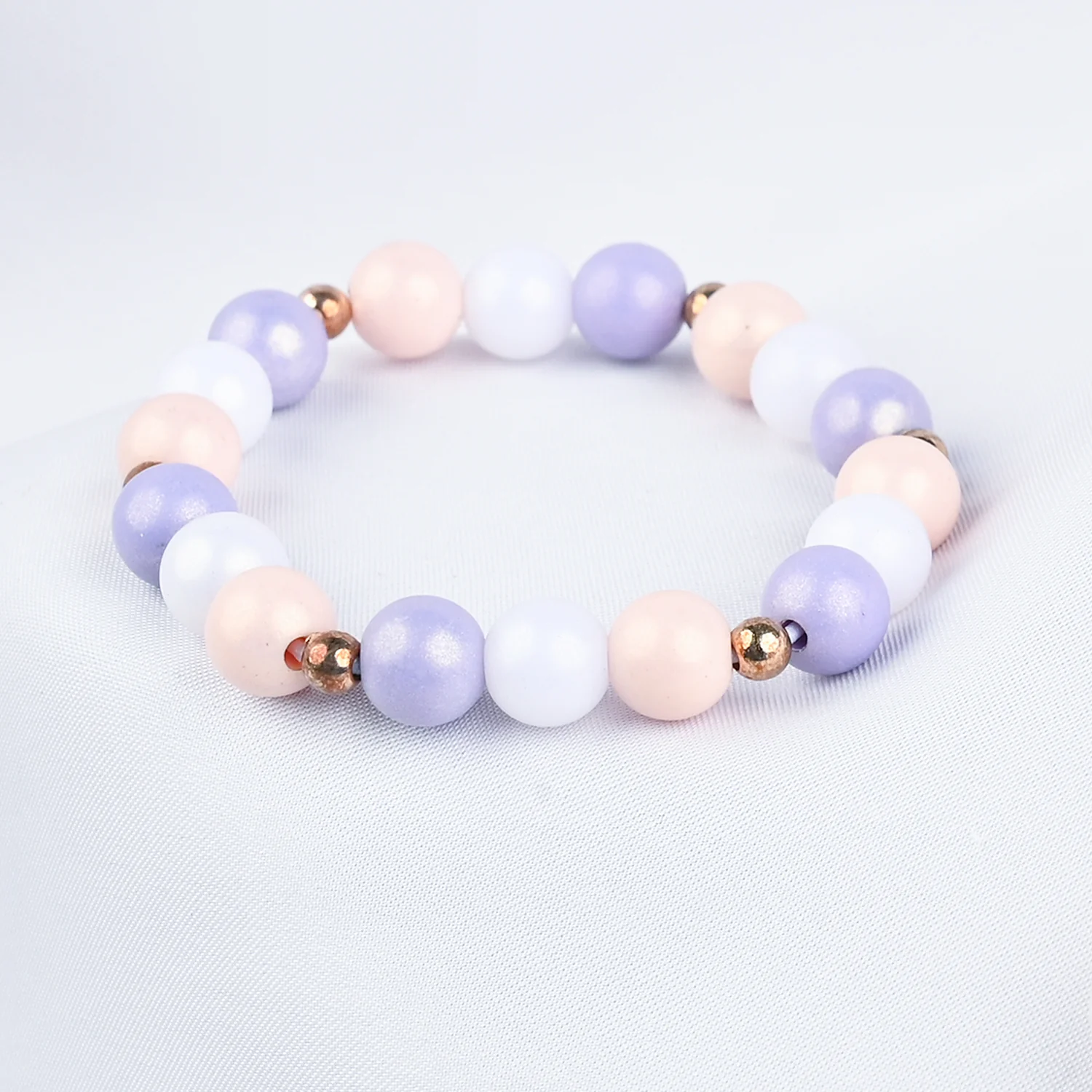 GIRLS ELEGANT BEADED NECKLACE & BRACELET - Image 2