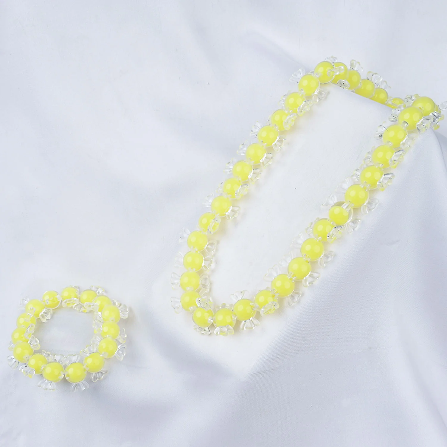 Beads Necklace & Bracelet Set