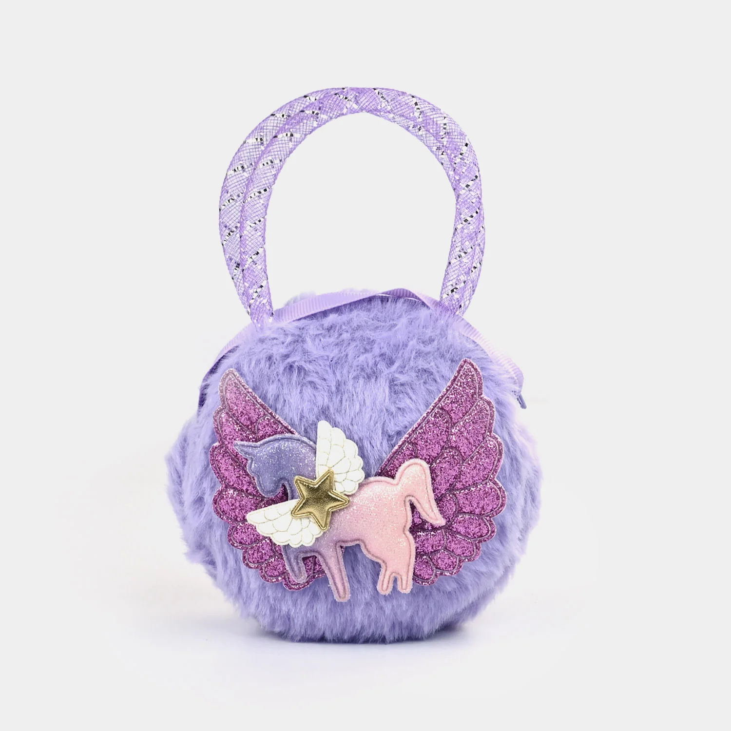 Kids Plush Crossbody Bag - Image 2