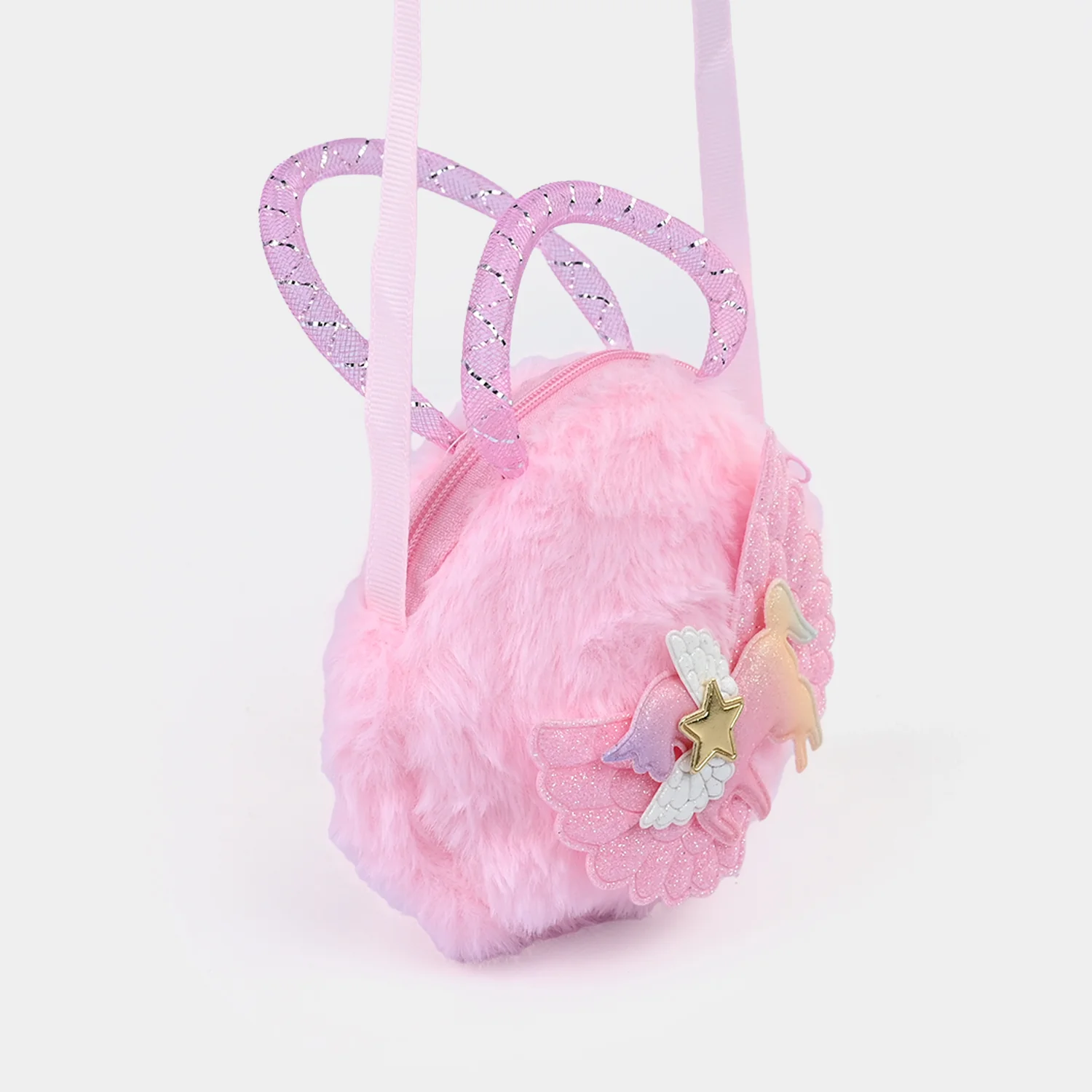 Kids Plush Crossbody Bag