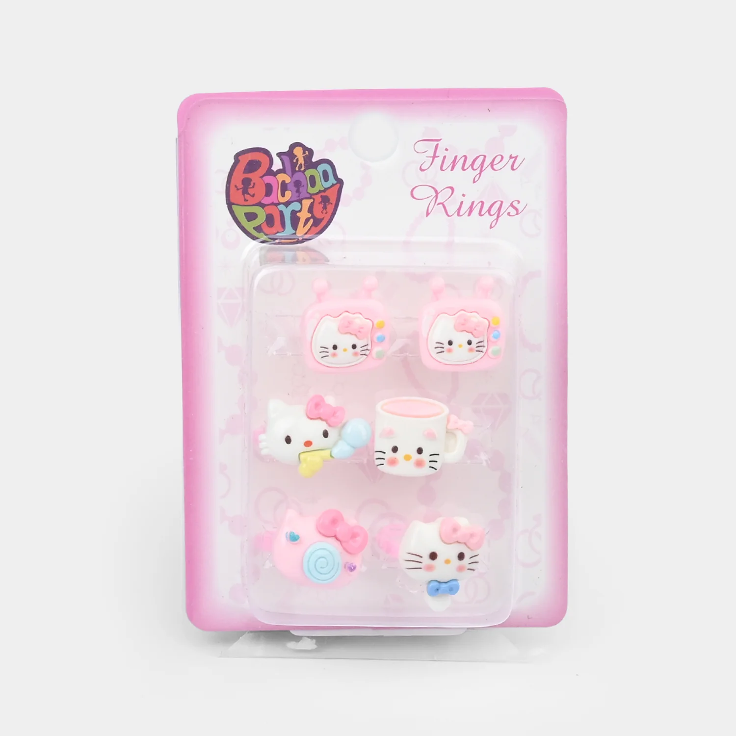 Cute Colorful Girls Ring Set | Pack of 6 - Image 3