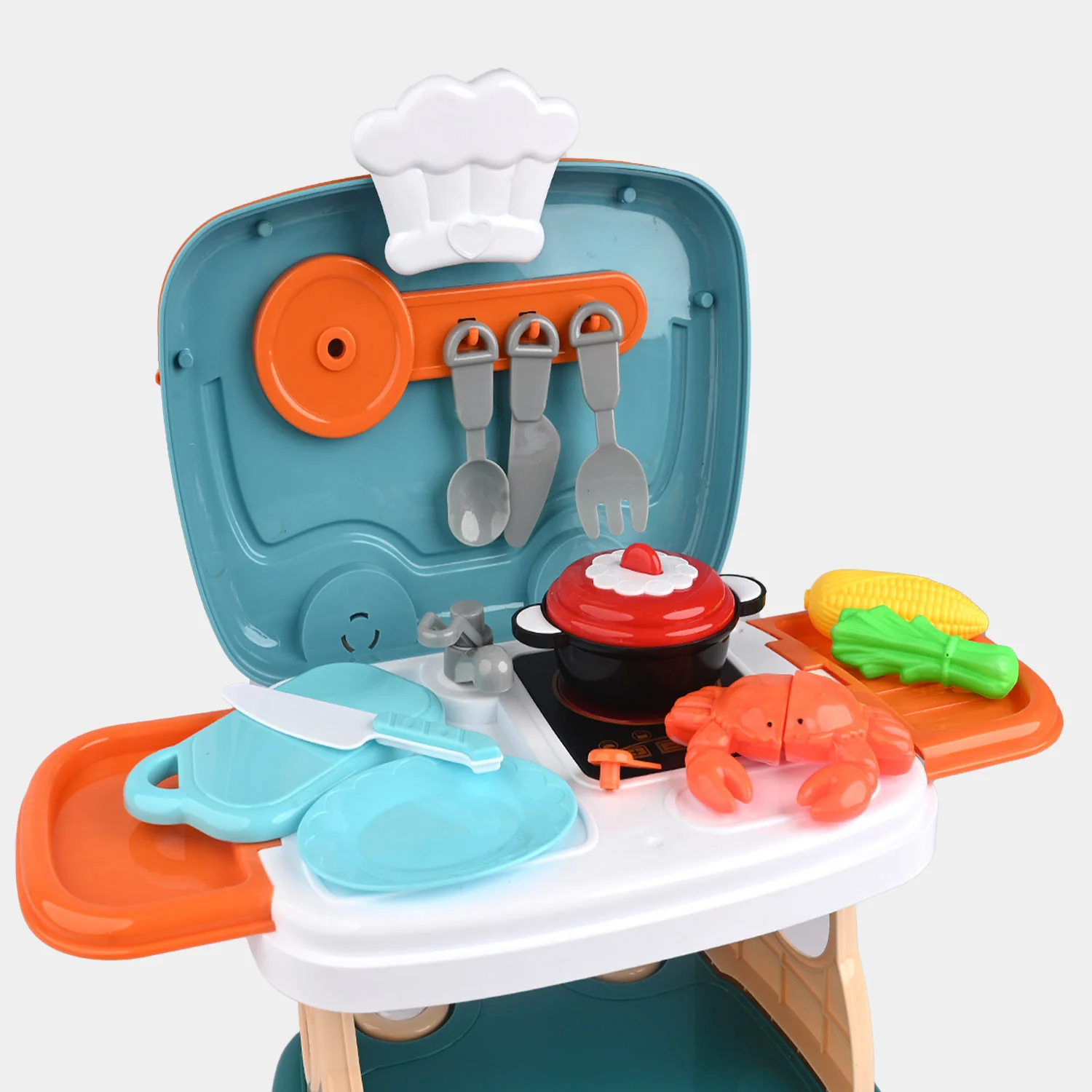 Briefcase Kitchen Play Set for Kids - Image 2