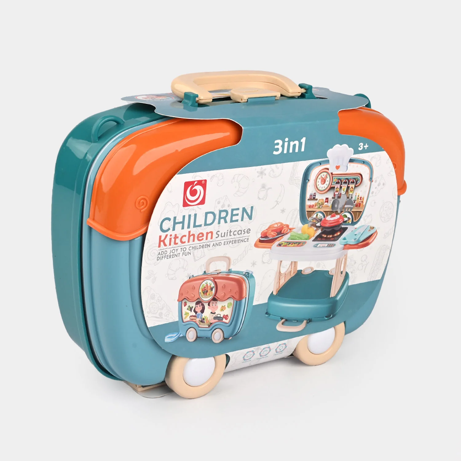 Briefcase Kitchen Play Set for Kids - Image 3