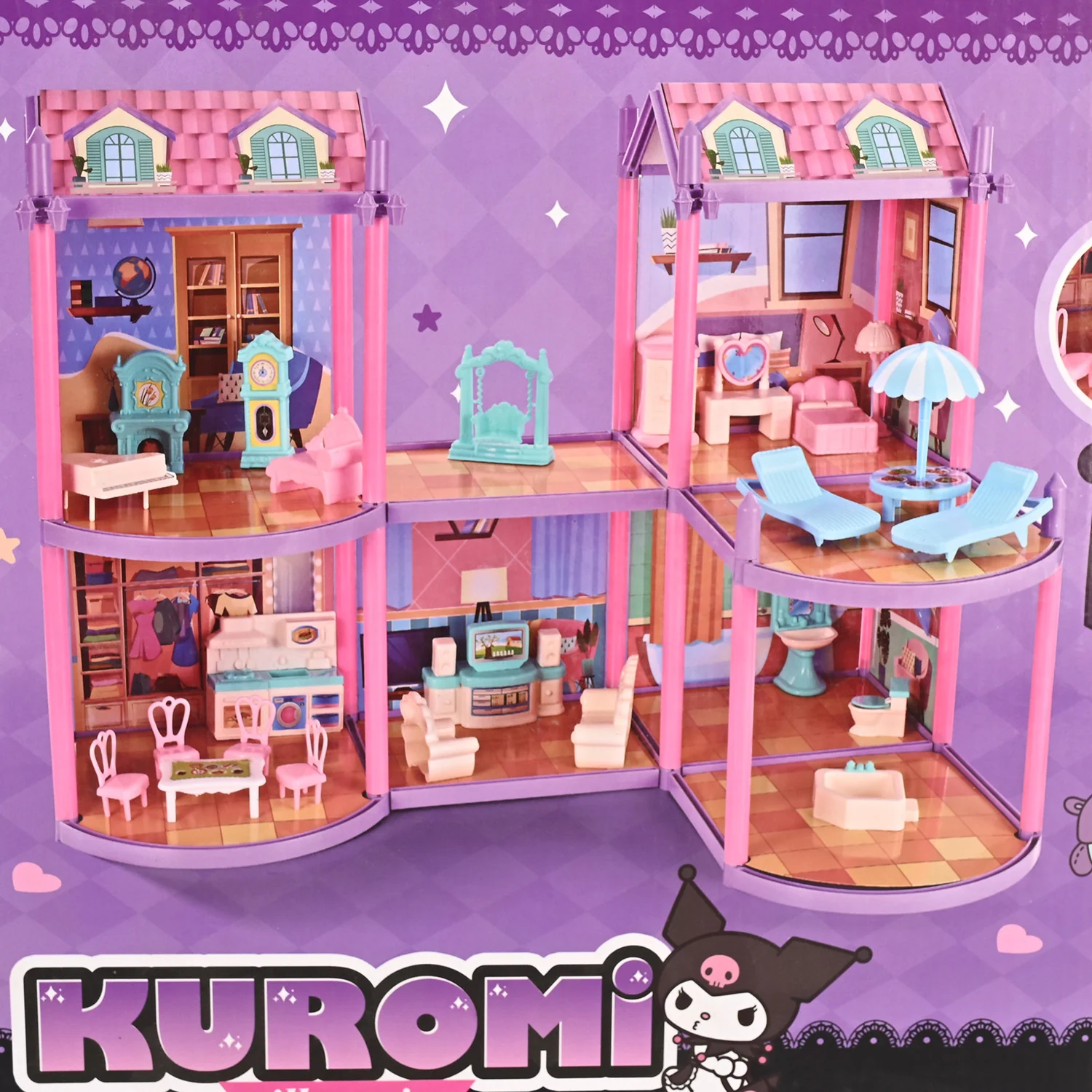 Character Villa Play House Set (139 Pieces) - Image 2