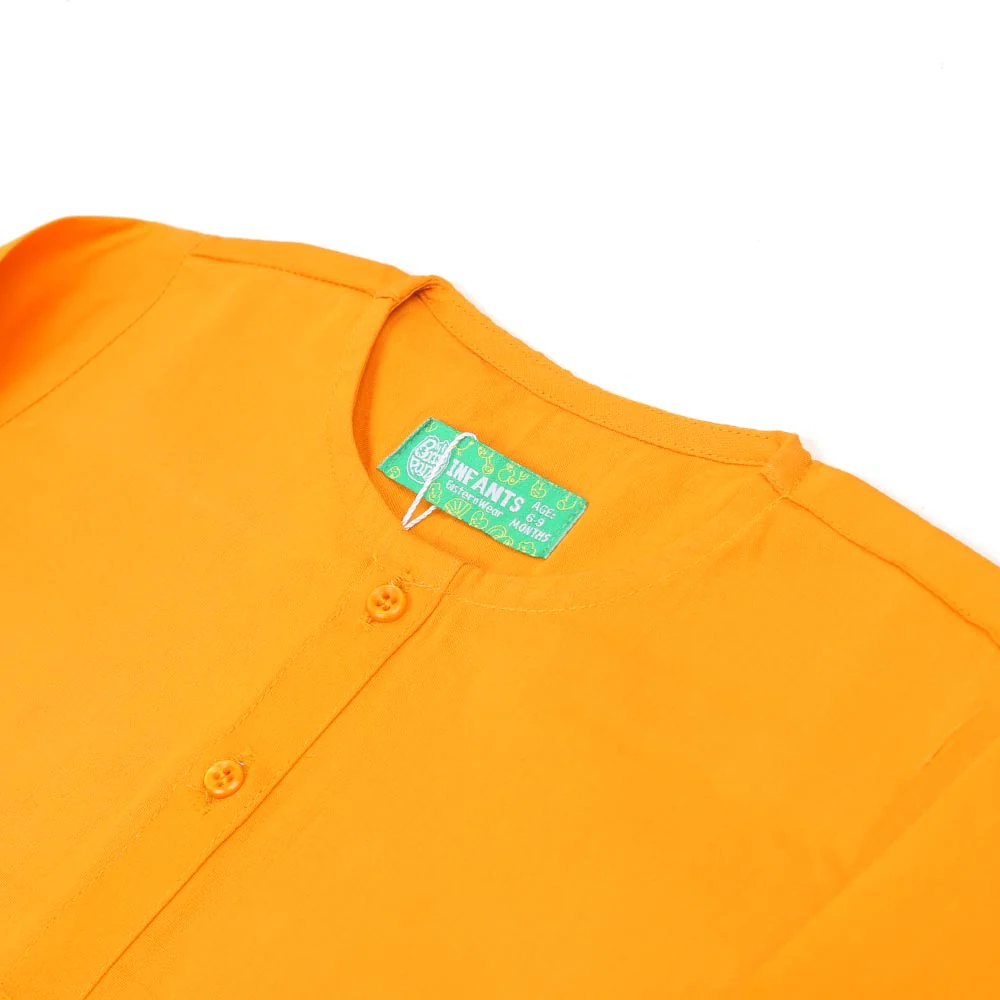 Kurta For Boys - Yellow - Image 2