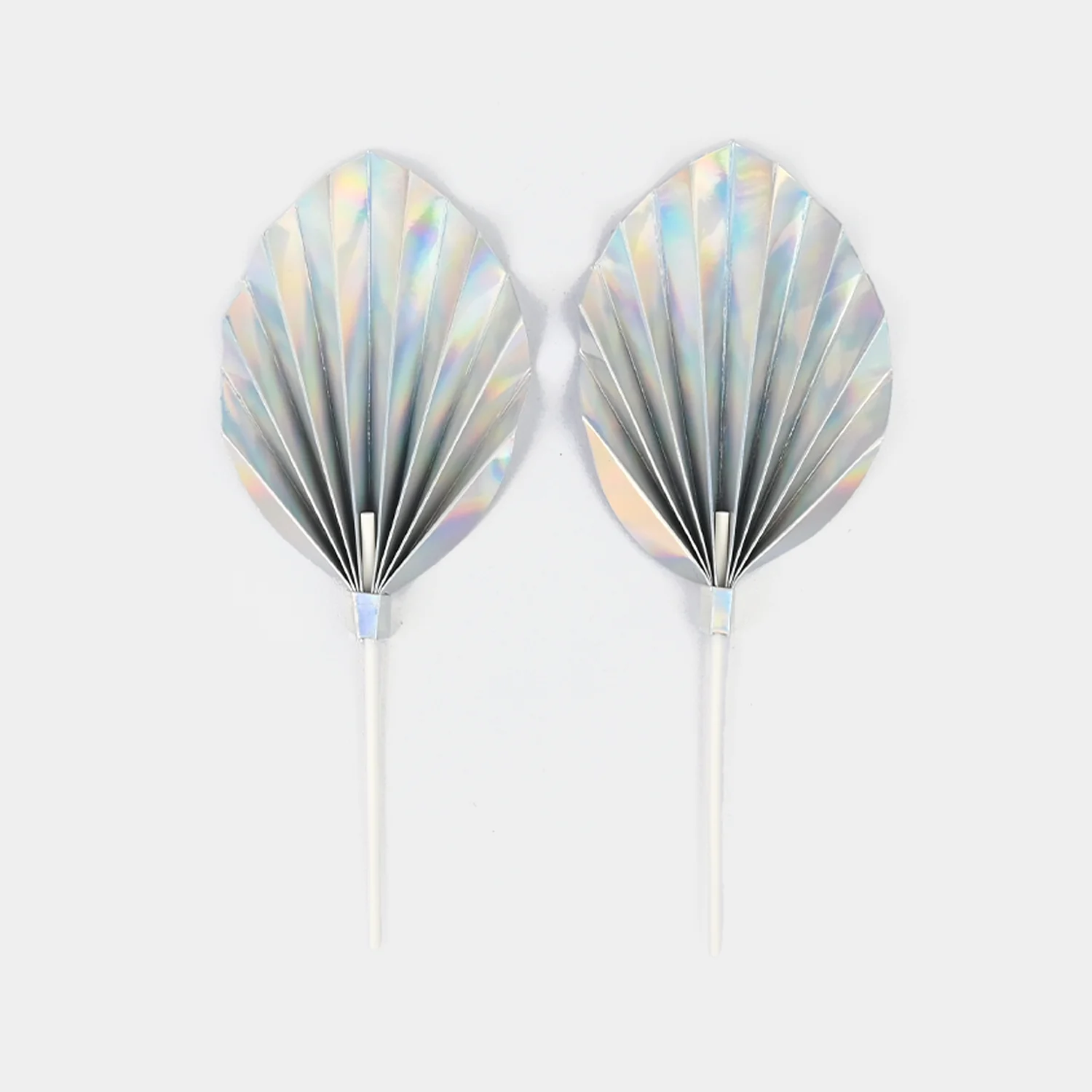 Metallic Palm Leaf Cake Toppers