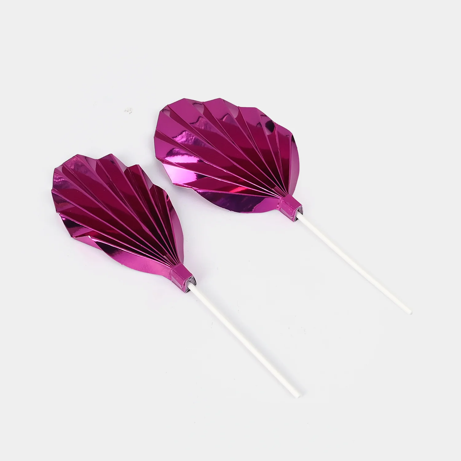 Metallic Palm Leaf Cake Toppers - Image 2
