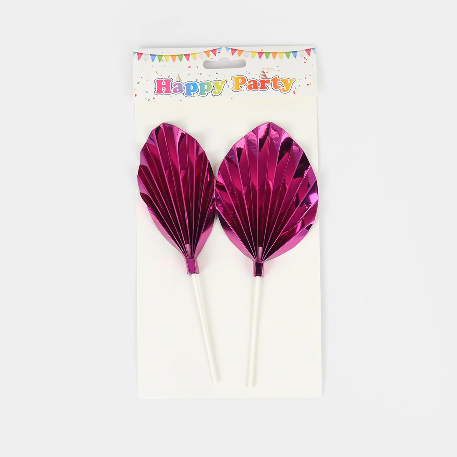 Metallic Palm Leaf Cake Toppers - Image 3