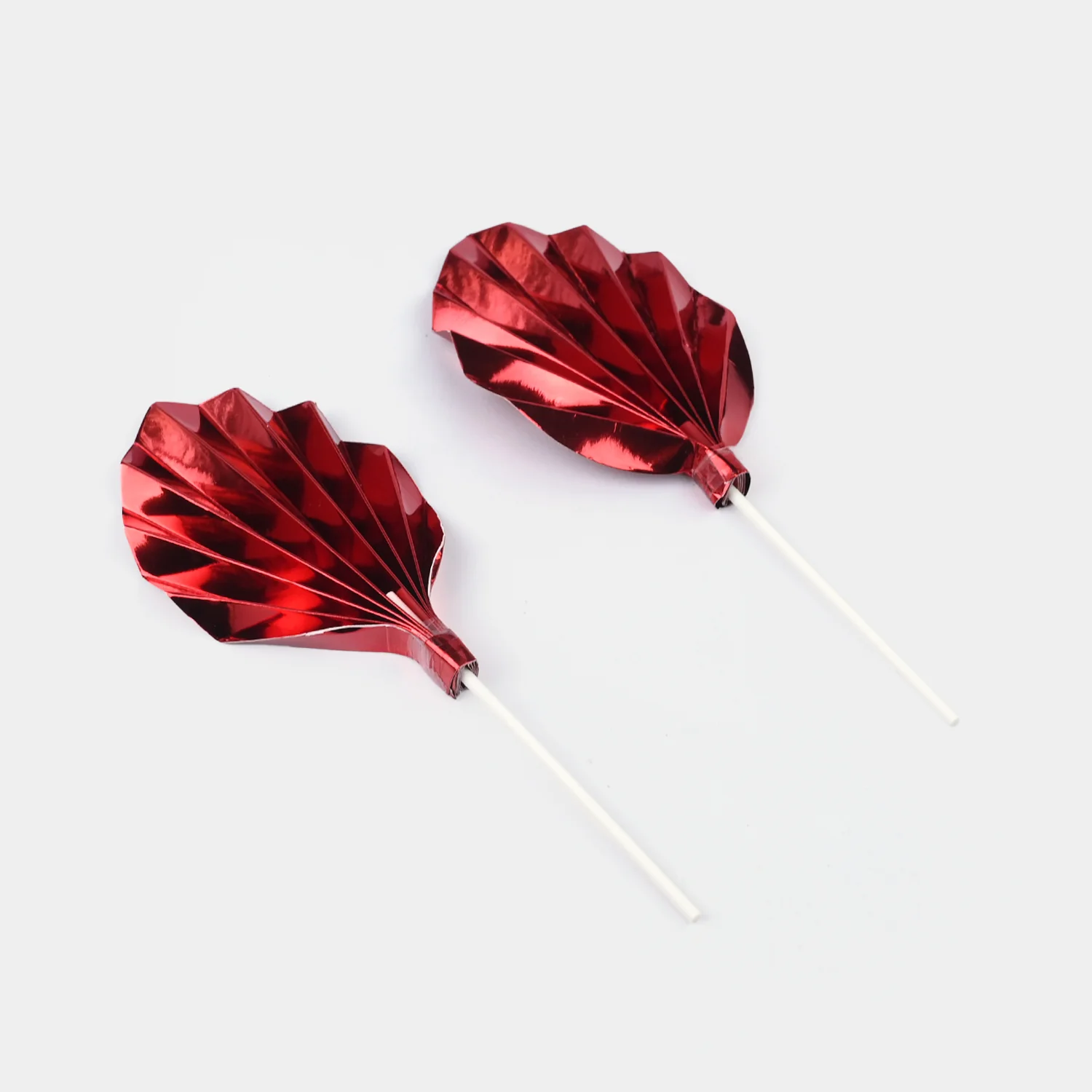 Metallic Palm Leaf Cake Toppers - Image 2