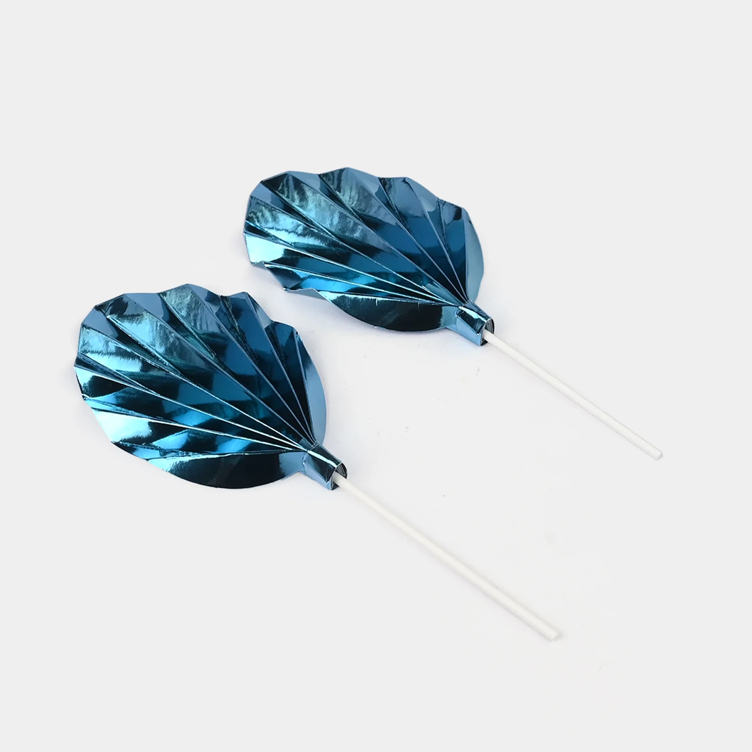 Metallic Palm Leaf Cake Toppers - Image 2