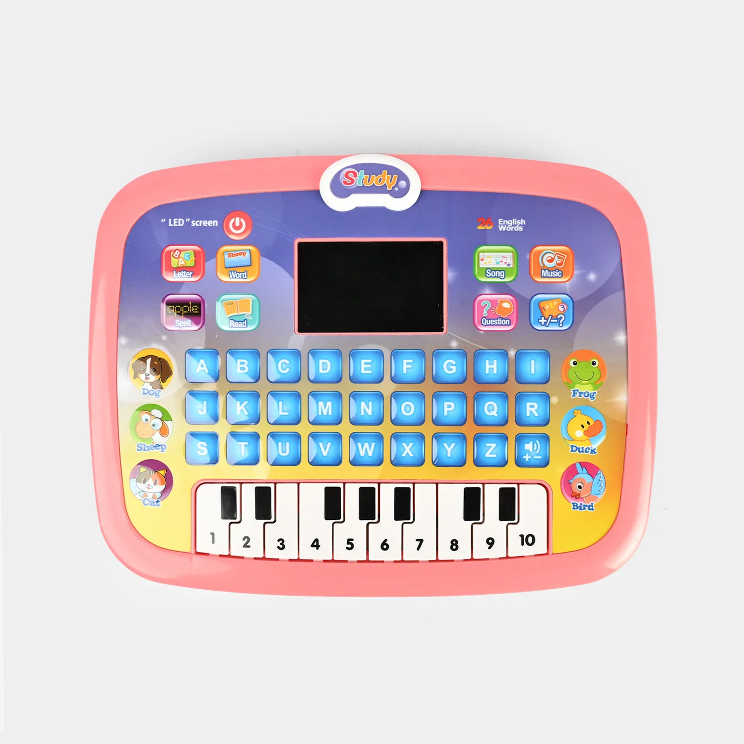 Educational Computer Learning Machine with LED Screen